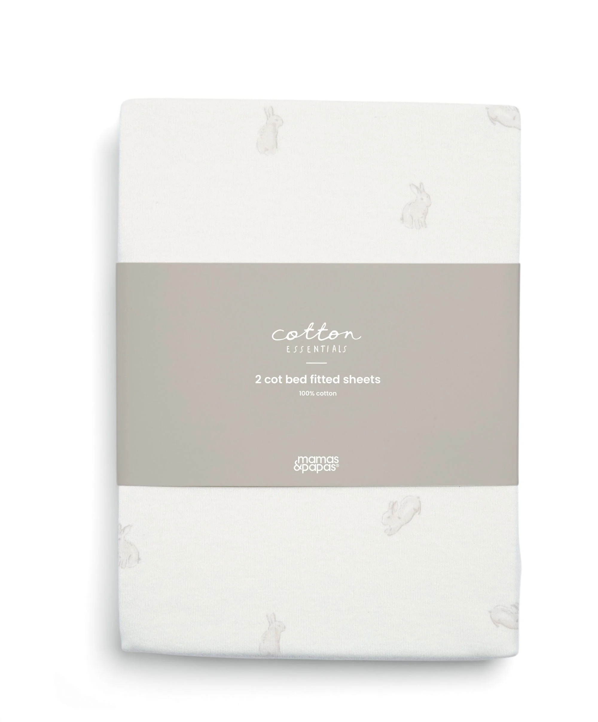 Cotbed Fitted Sheets (2 Pack) - Bunny - Image 6