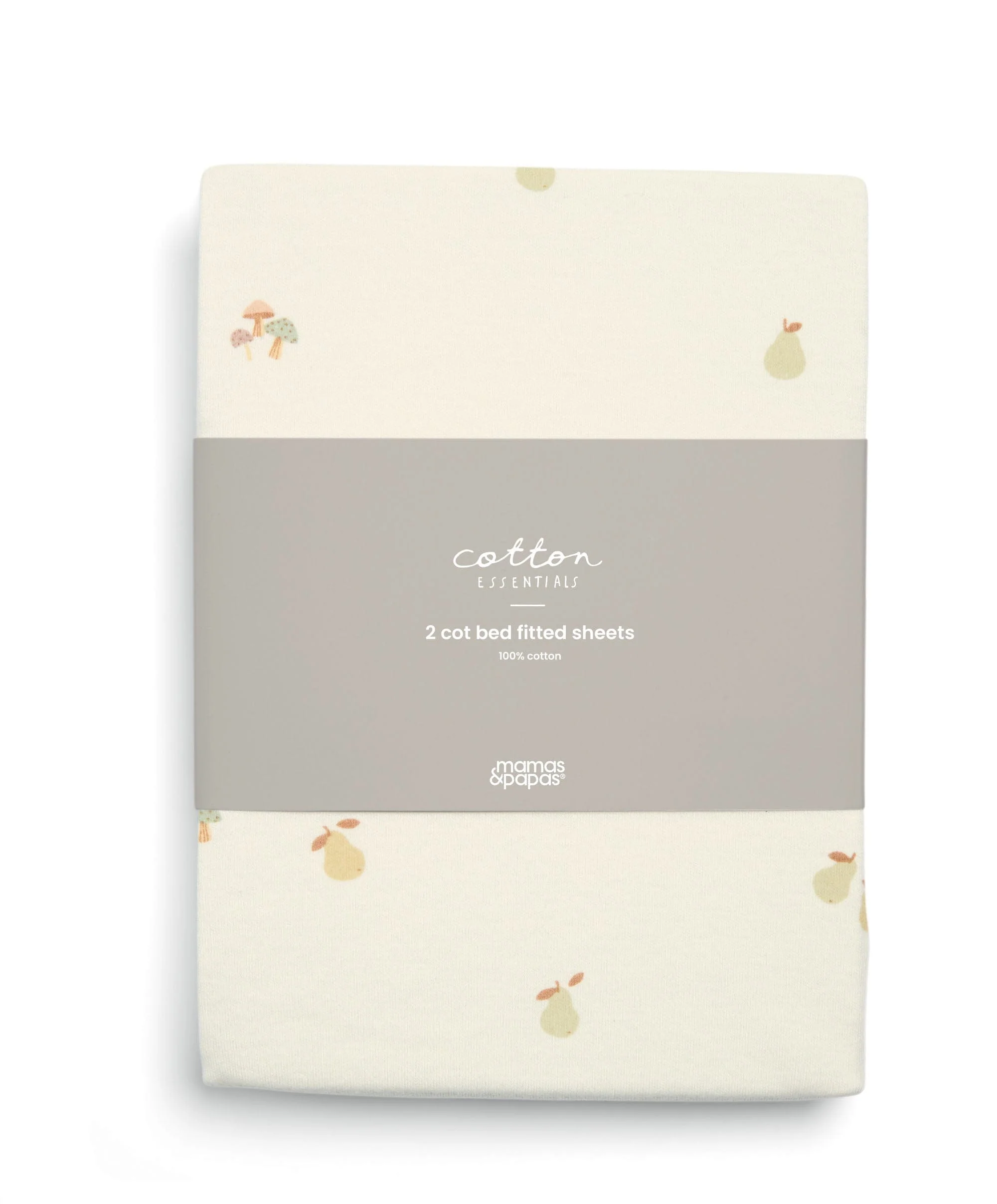 Cotbed Fitted Sheet (Pack of 2) - Woodland Print - Image 5
