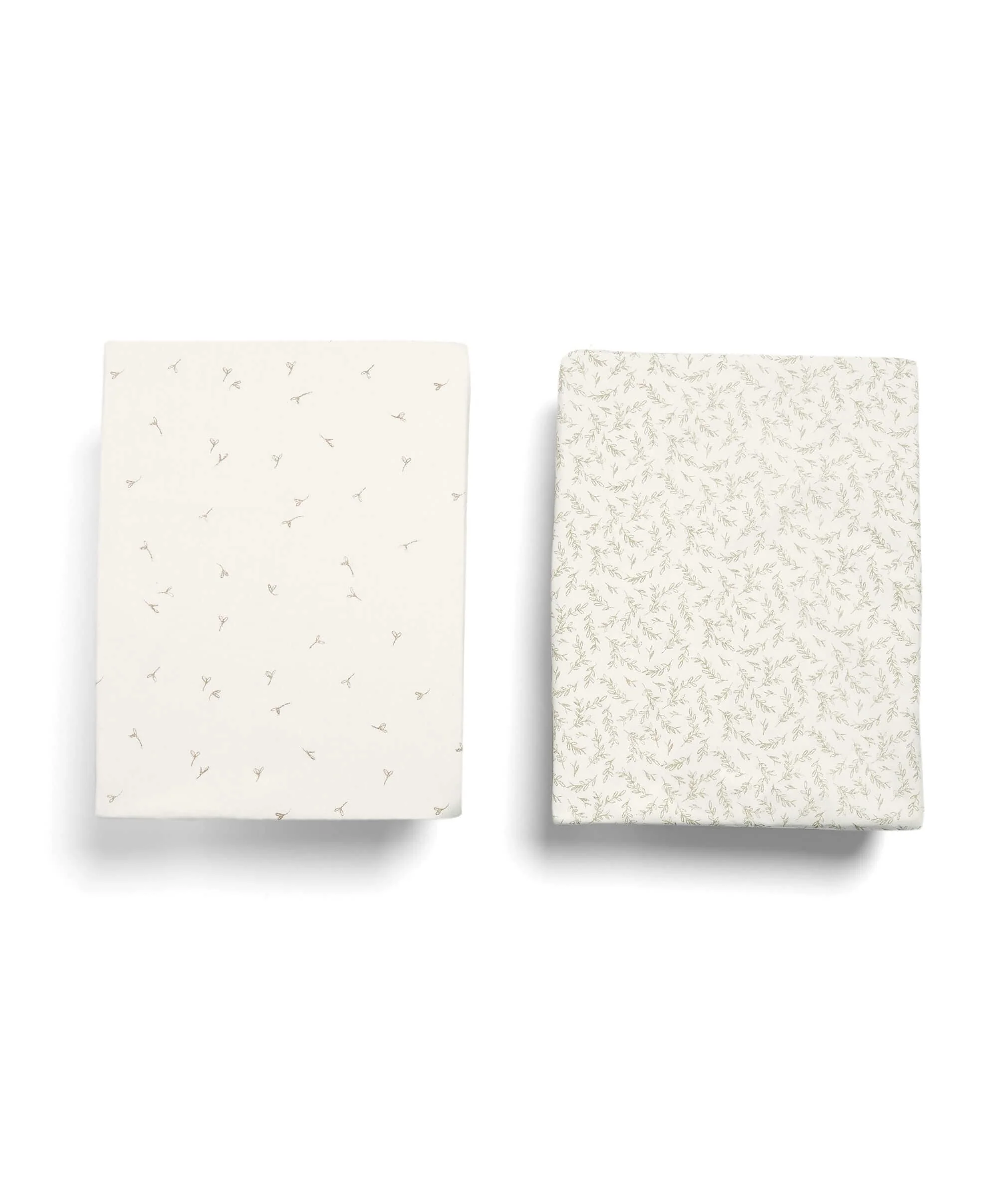 Cotbed Fitted Sheets (2 pack) Seed/Leaf - Welcome to the World Seedling - Image 12