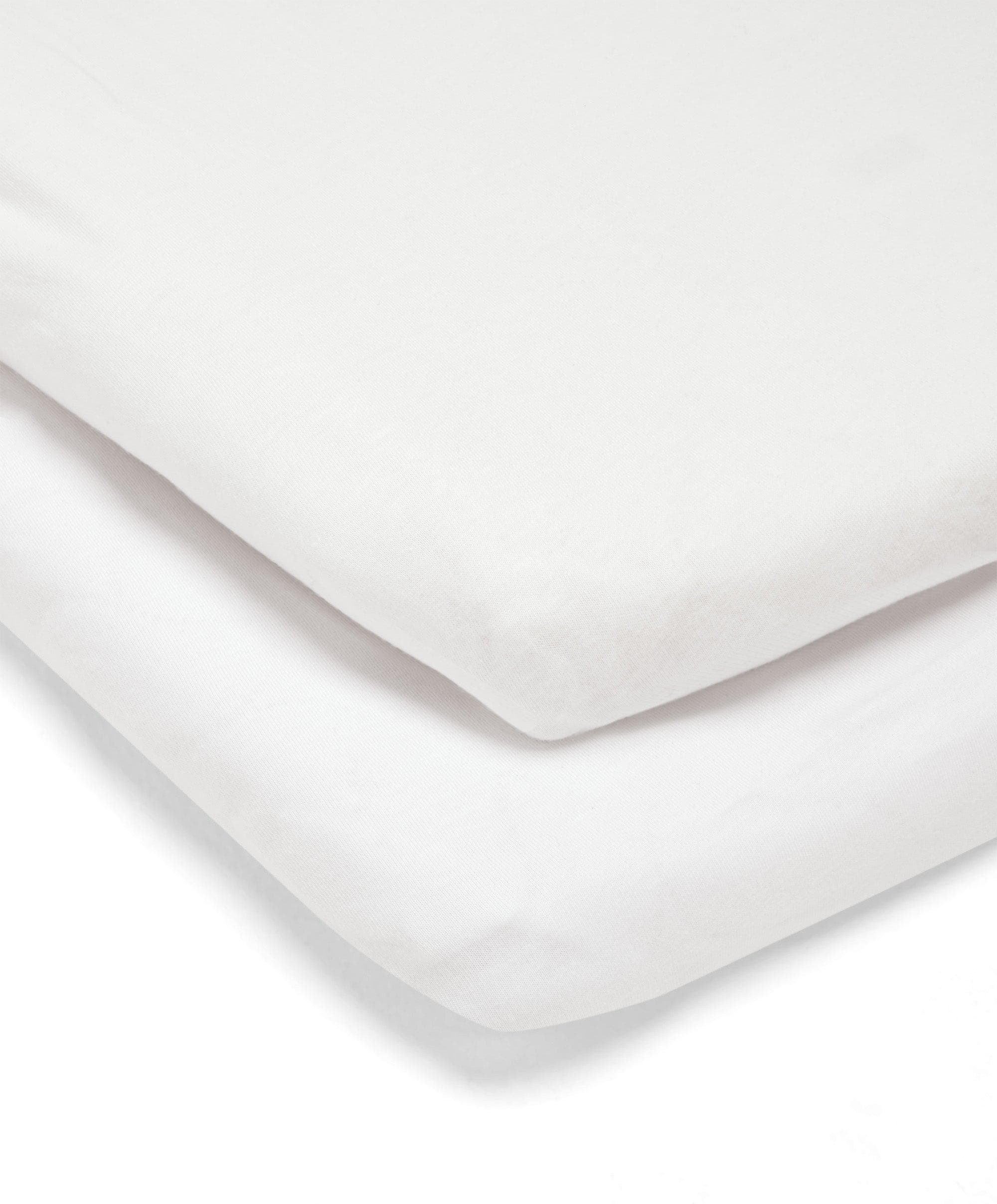 2 Pack Lua Bedside Crib Sheets - White - Image 2