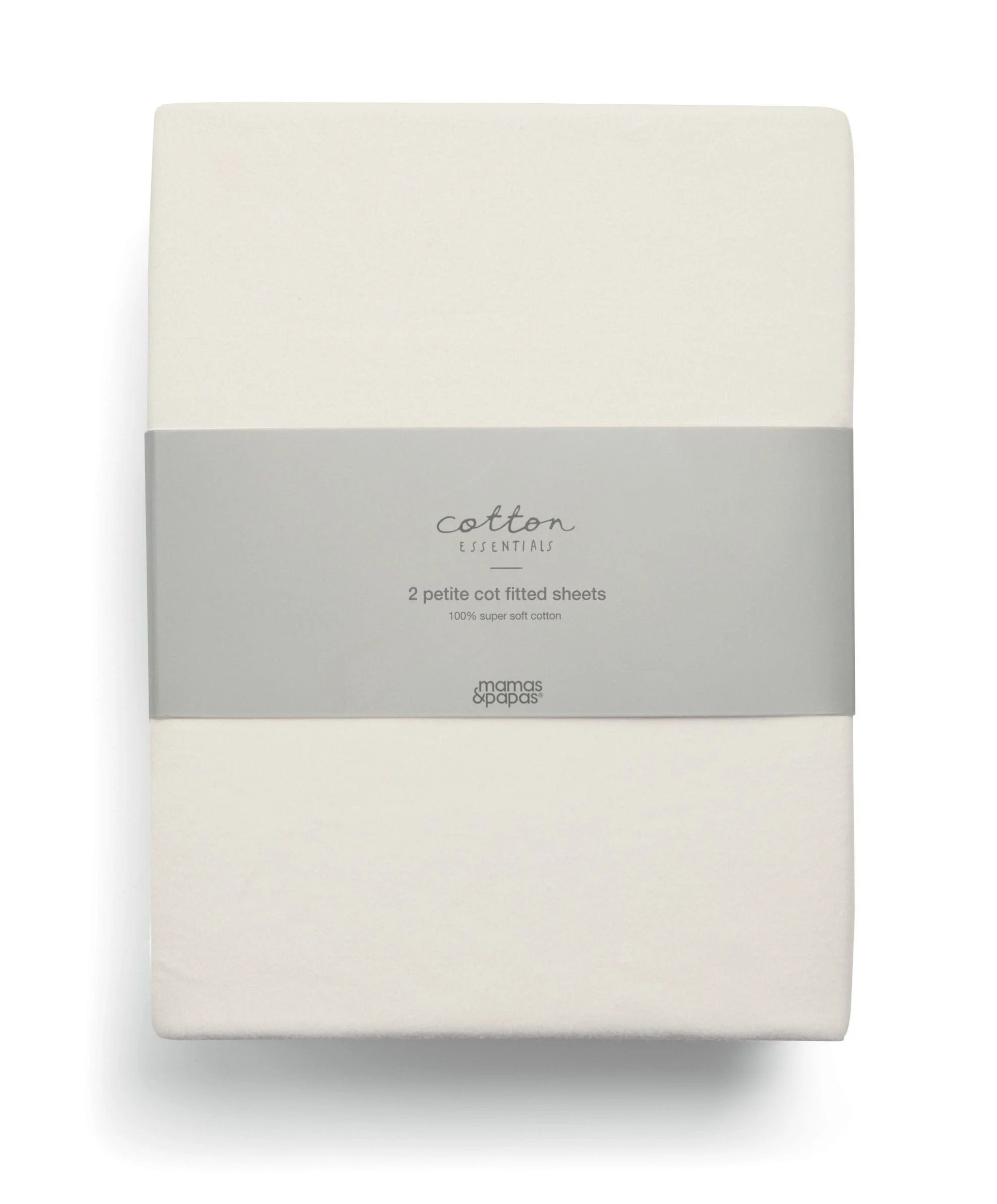 Petite Cot Fitted Sheets (2 Pack) – Cream