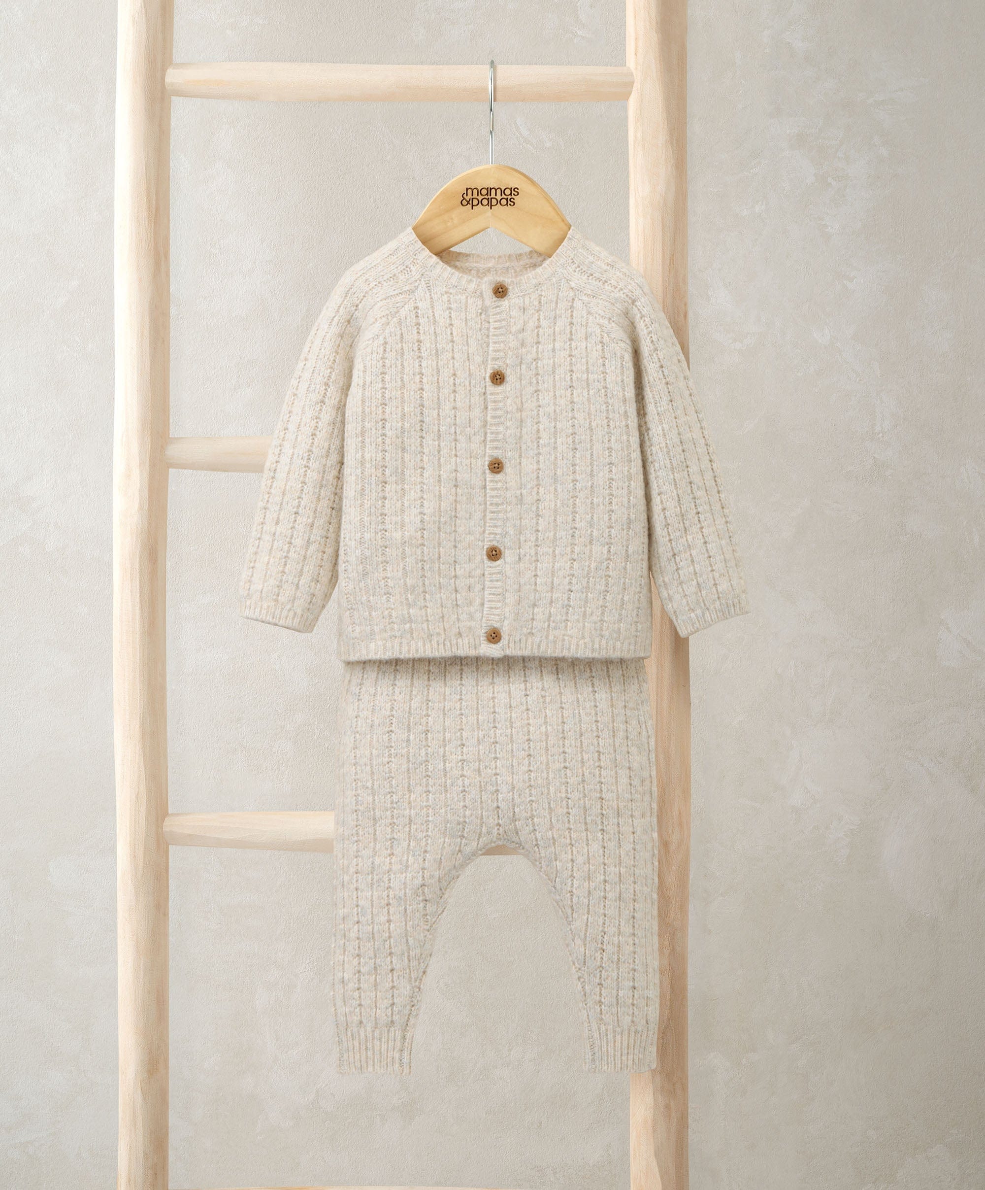 Cable Knit Top & Bottoms Set (2 Pieces)