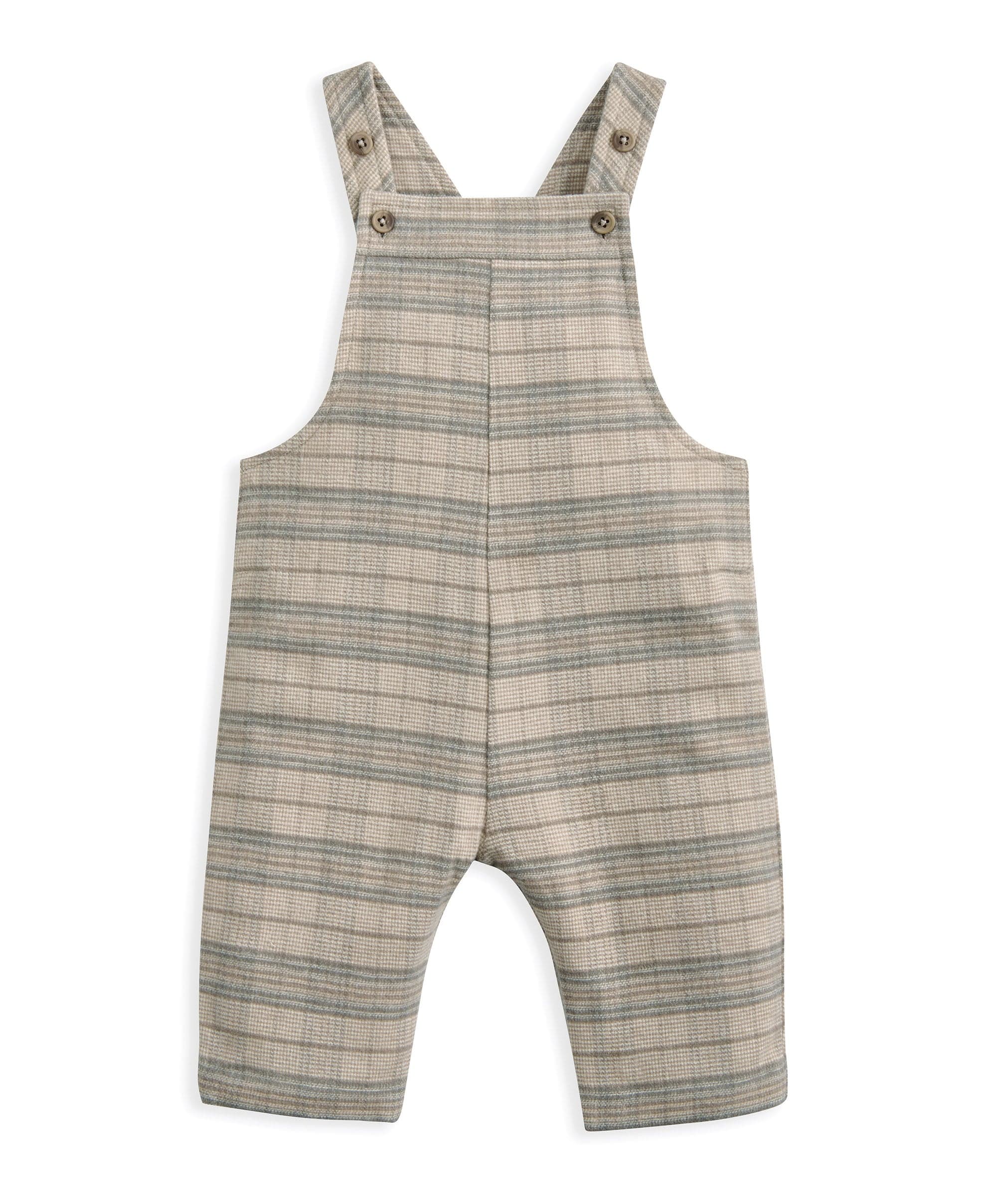Check Dungarees & Striped Shirt Set (2 Pieces) - Image 3
