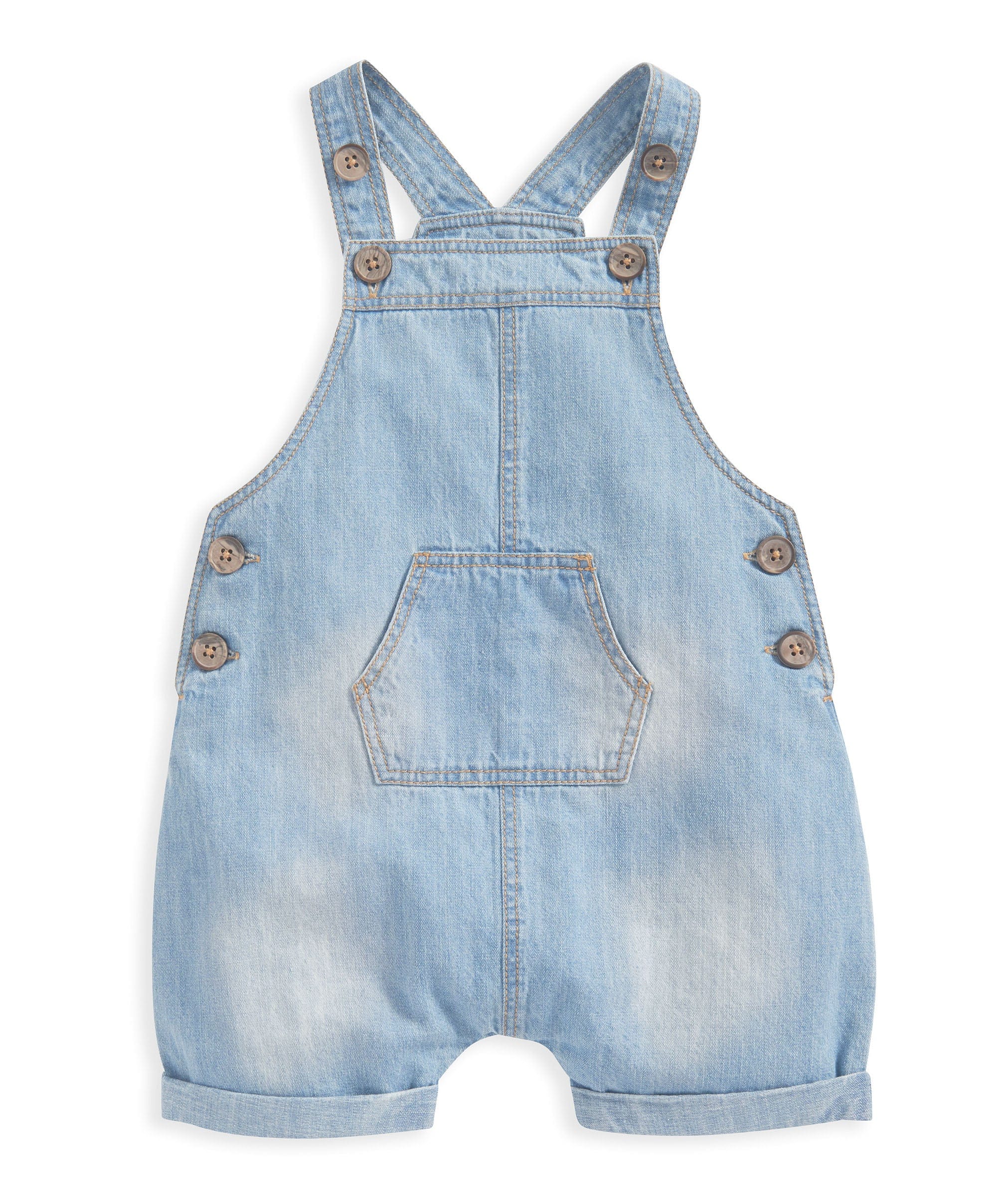 Denim Dungarees and White T Shirt - 2 Piece Set - Image 2
