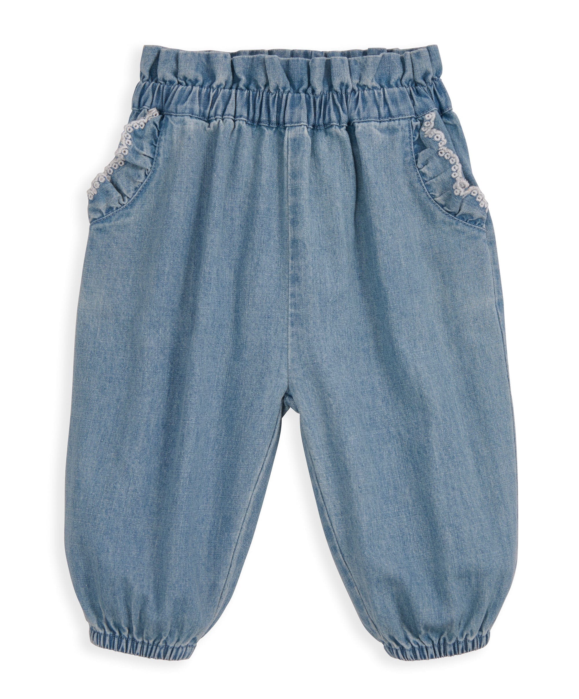 Knitted Waistcoat and Denim Trousers - Image 3