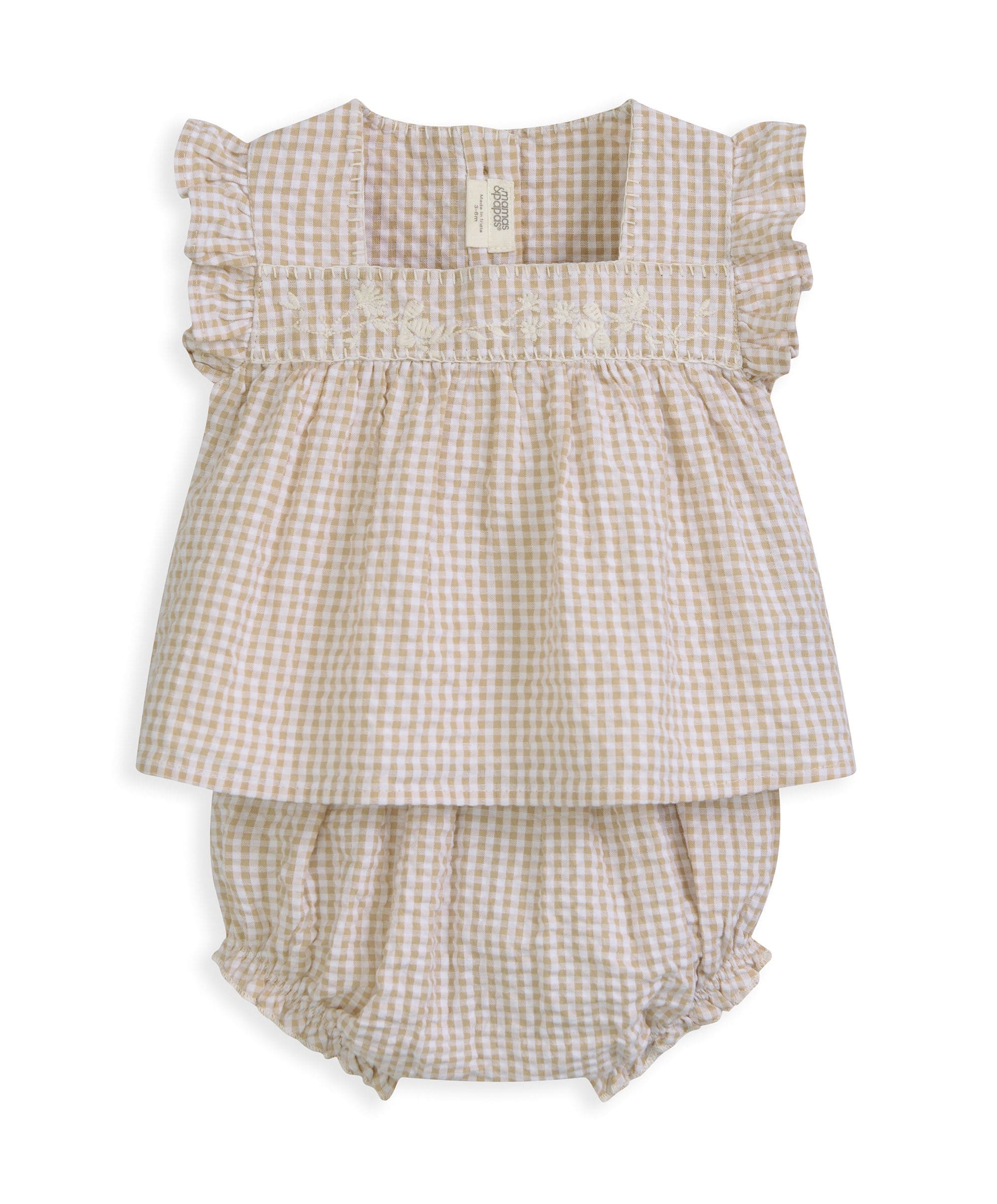 Pink Gingham Blouse & Bloomers - Image 6