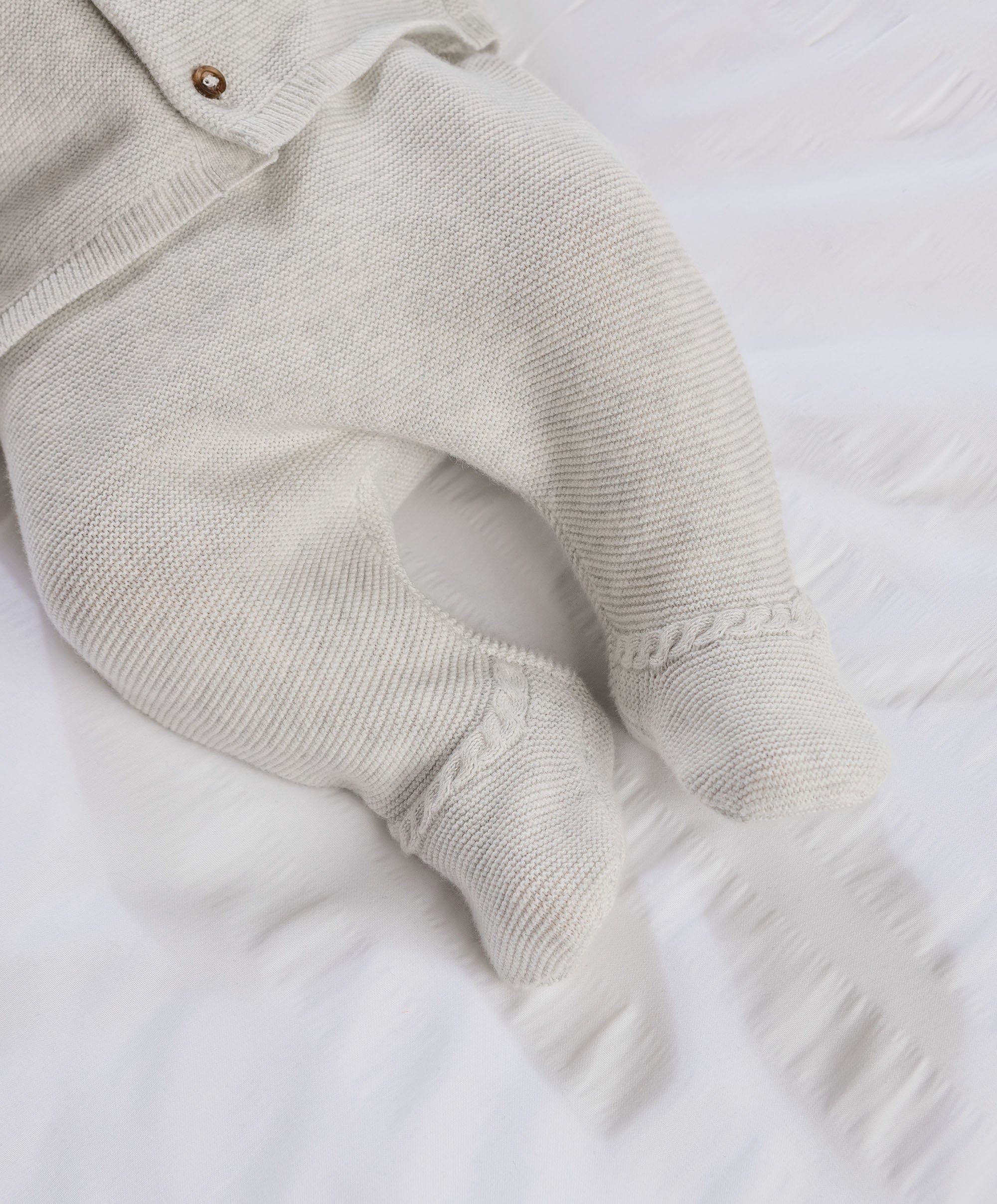 Cable Knit Top & Bottoms Set (2 Pieces) - Grey - Image 4