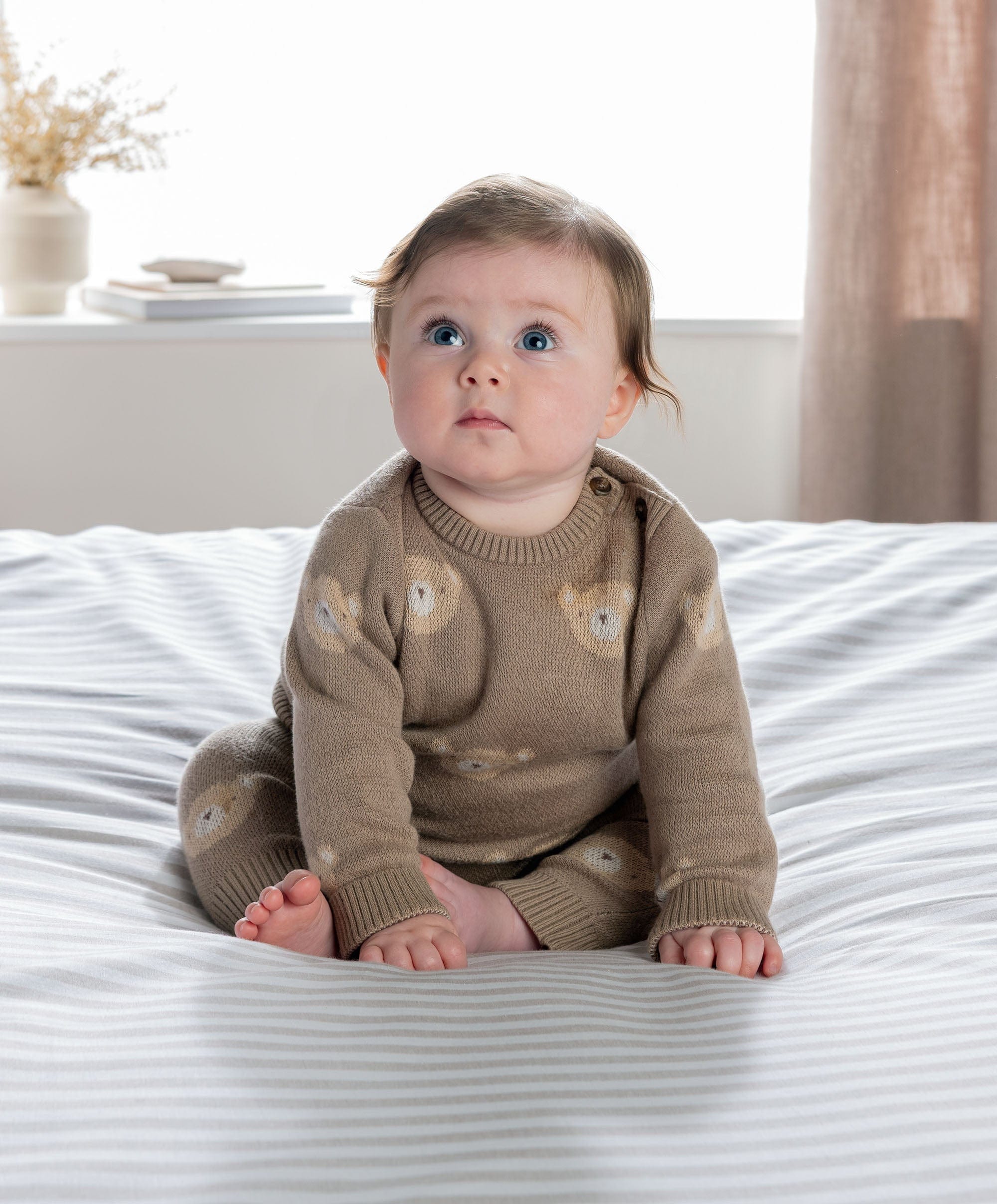 Bear Jacquard Knit Set (2 Pieces) - Image 2