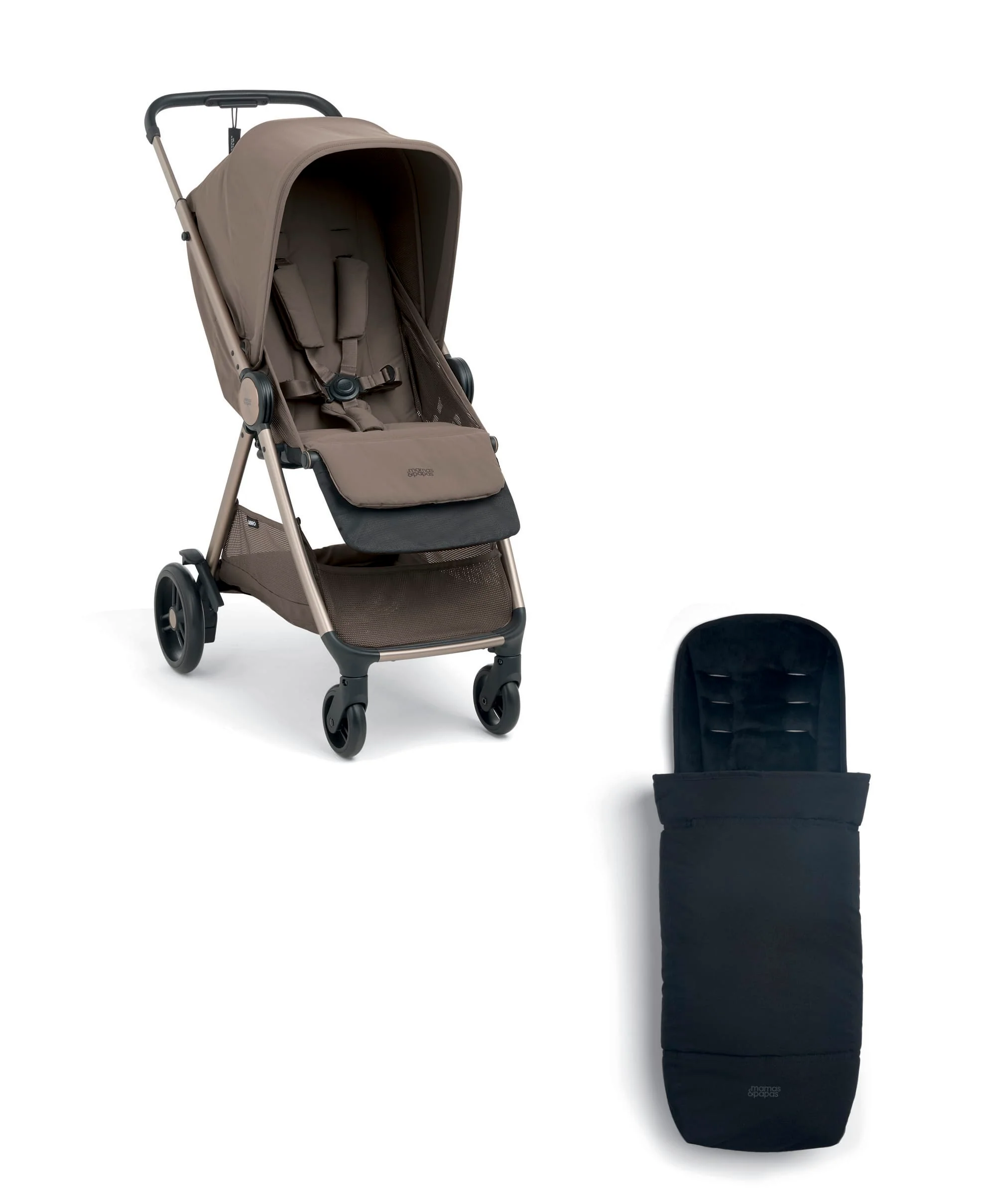 Libro Stroller Bundle with Footmuff - Oyster