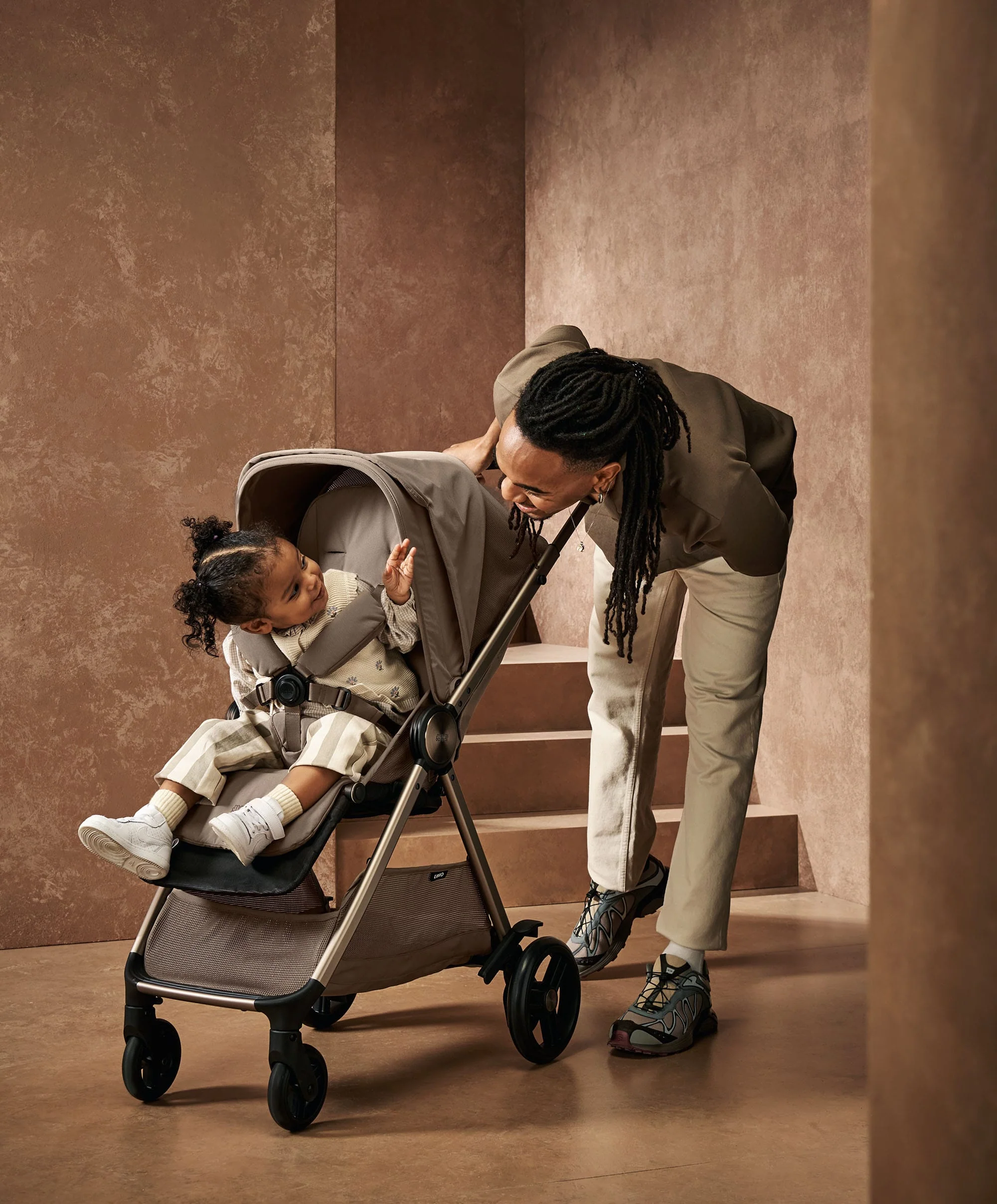Libro Stroller Bundle with Footmuff - Oyster - Image 3