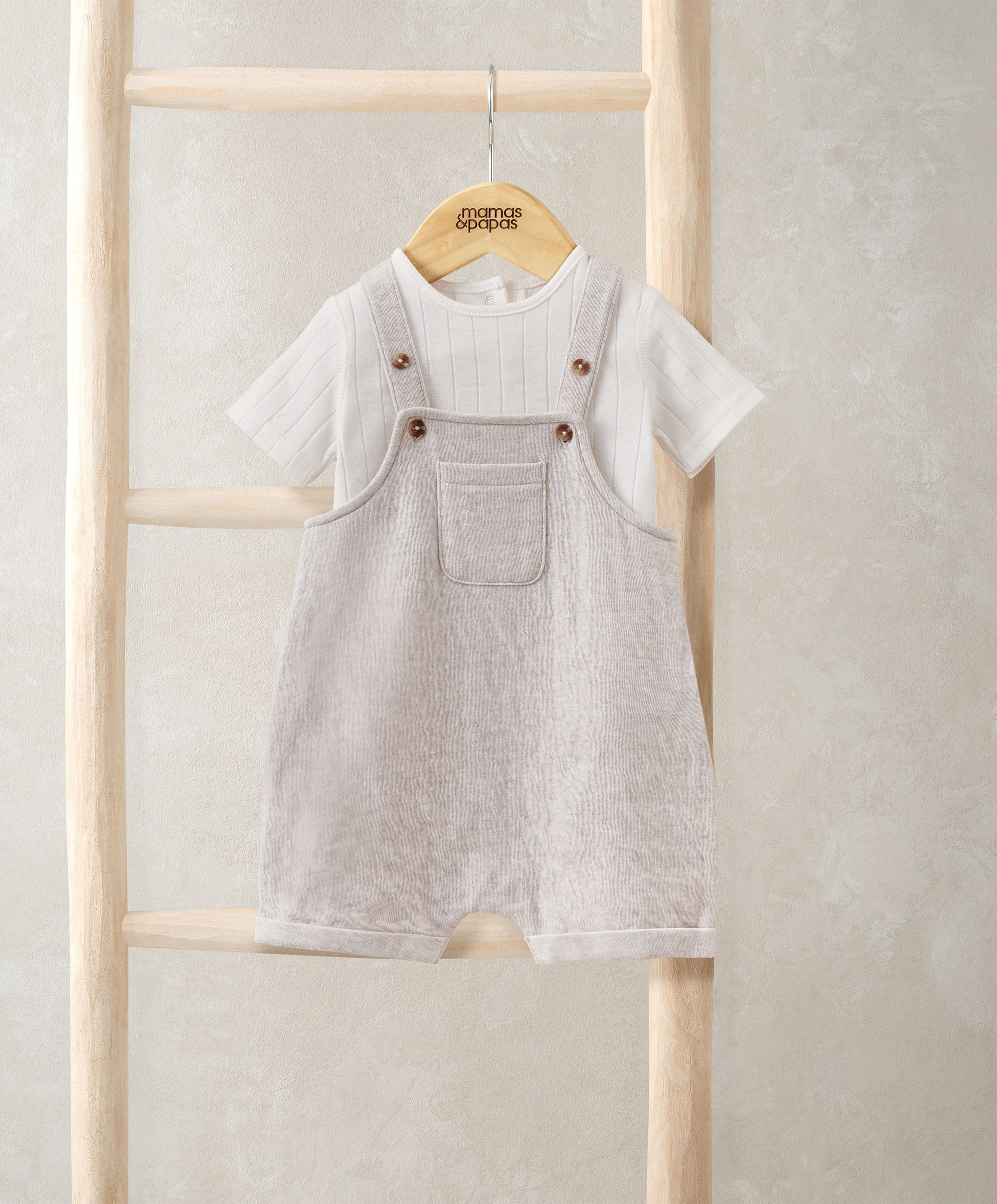 Shortie Dungarees & Bodysuit
