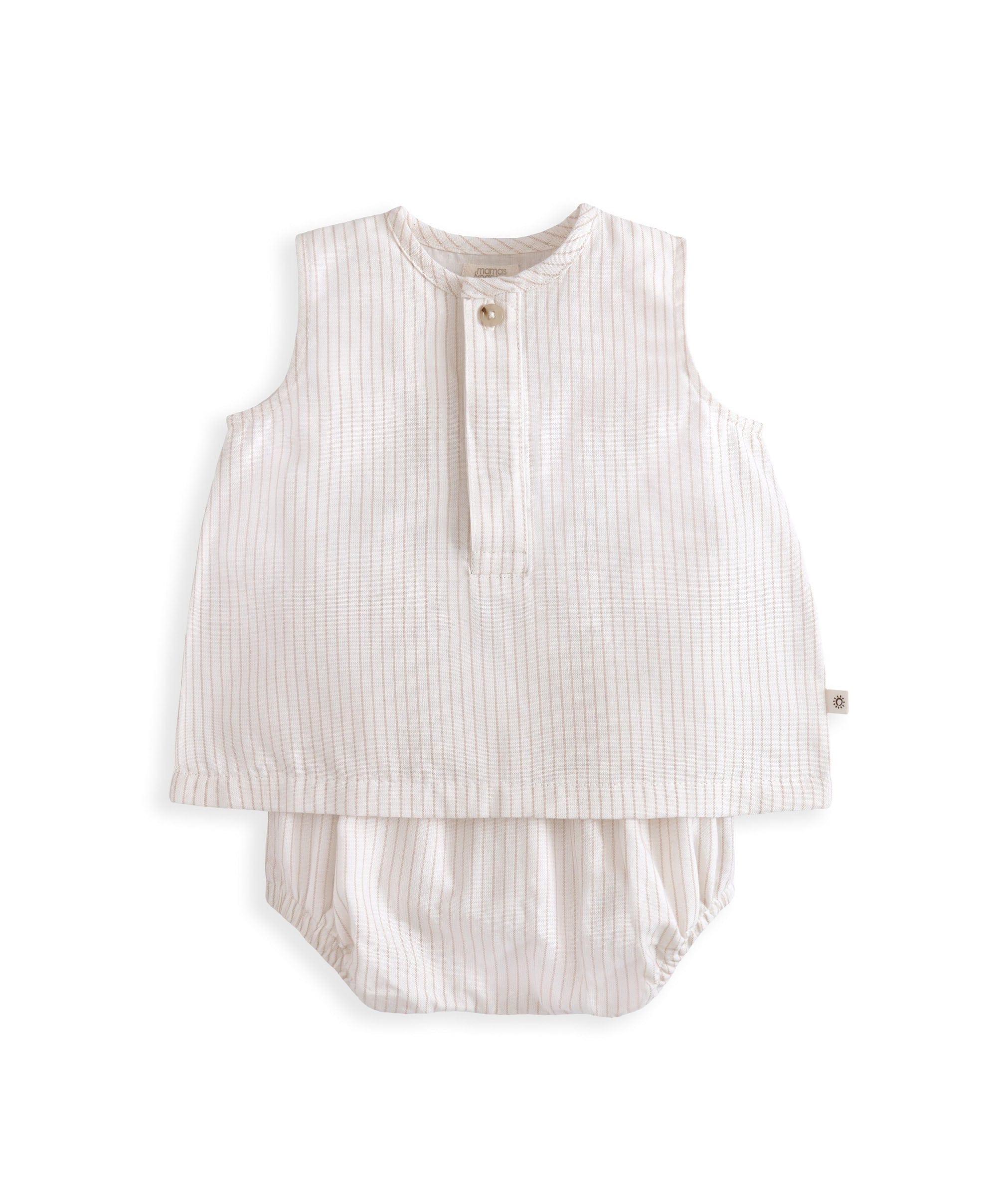 Stripe Sleeveless Top & Linen Shorts - Image 4