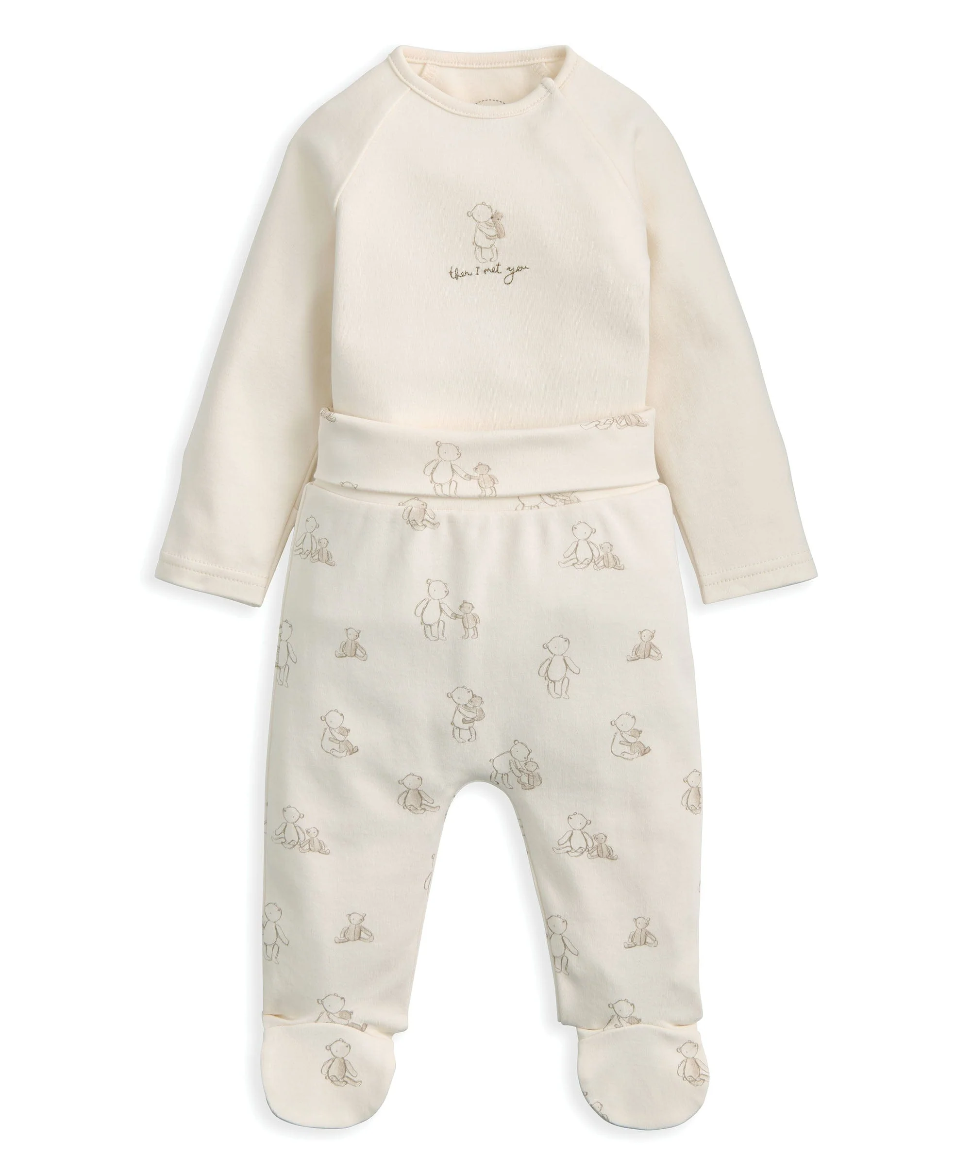 Bear Print Bodysuit & Bottoms Set (2 Pieces) - Image 6