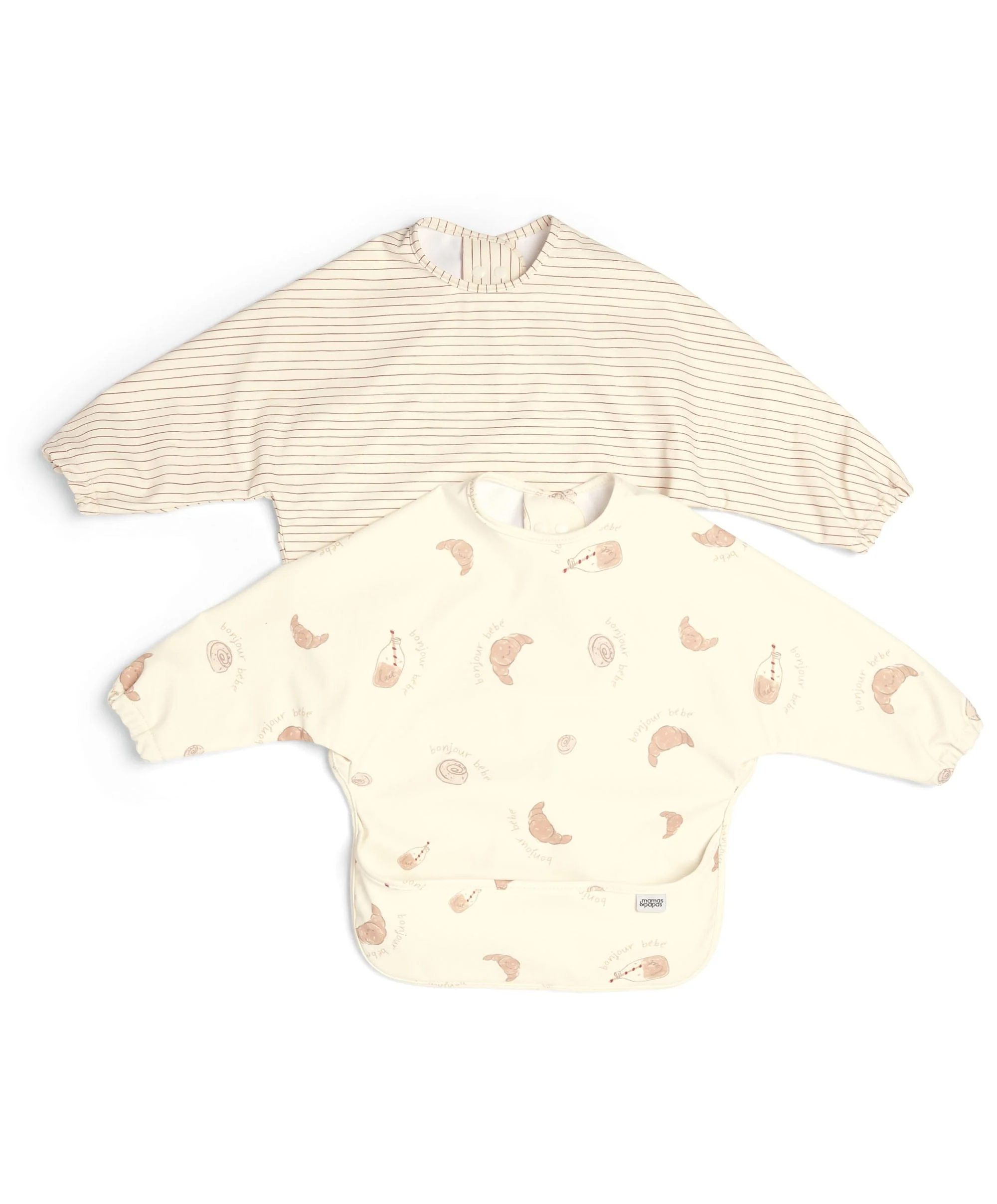 Long-sleeved Bibs (2 Pack) – Bonjour Bebe - Image 4