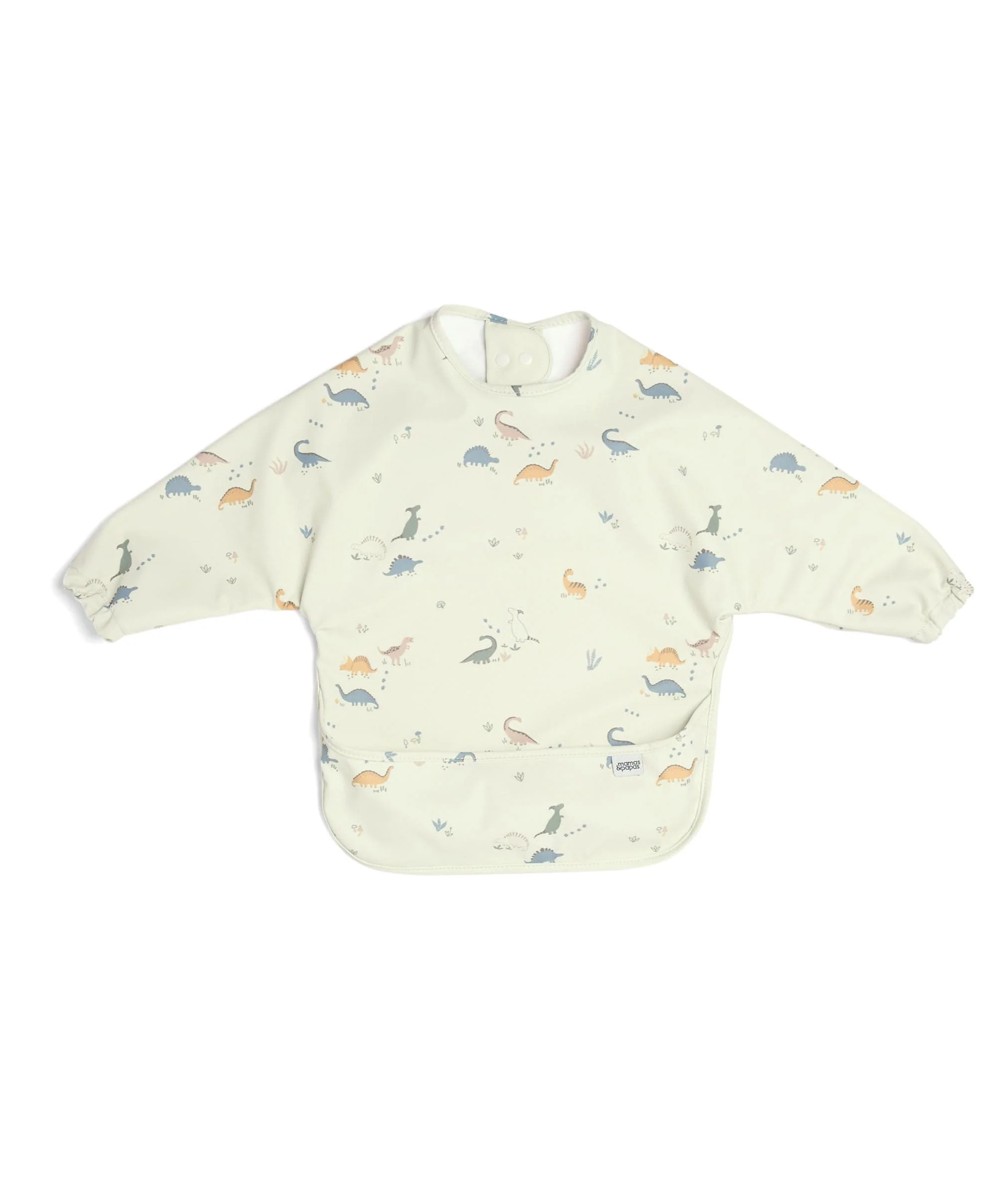 Long-sleeved Bibs (2 Pack) - Dino Stripe - Image 4