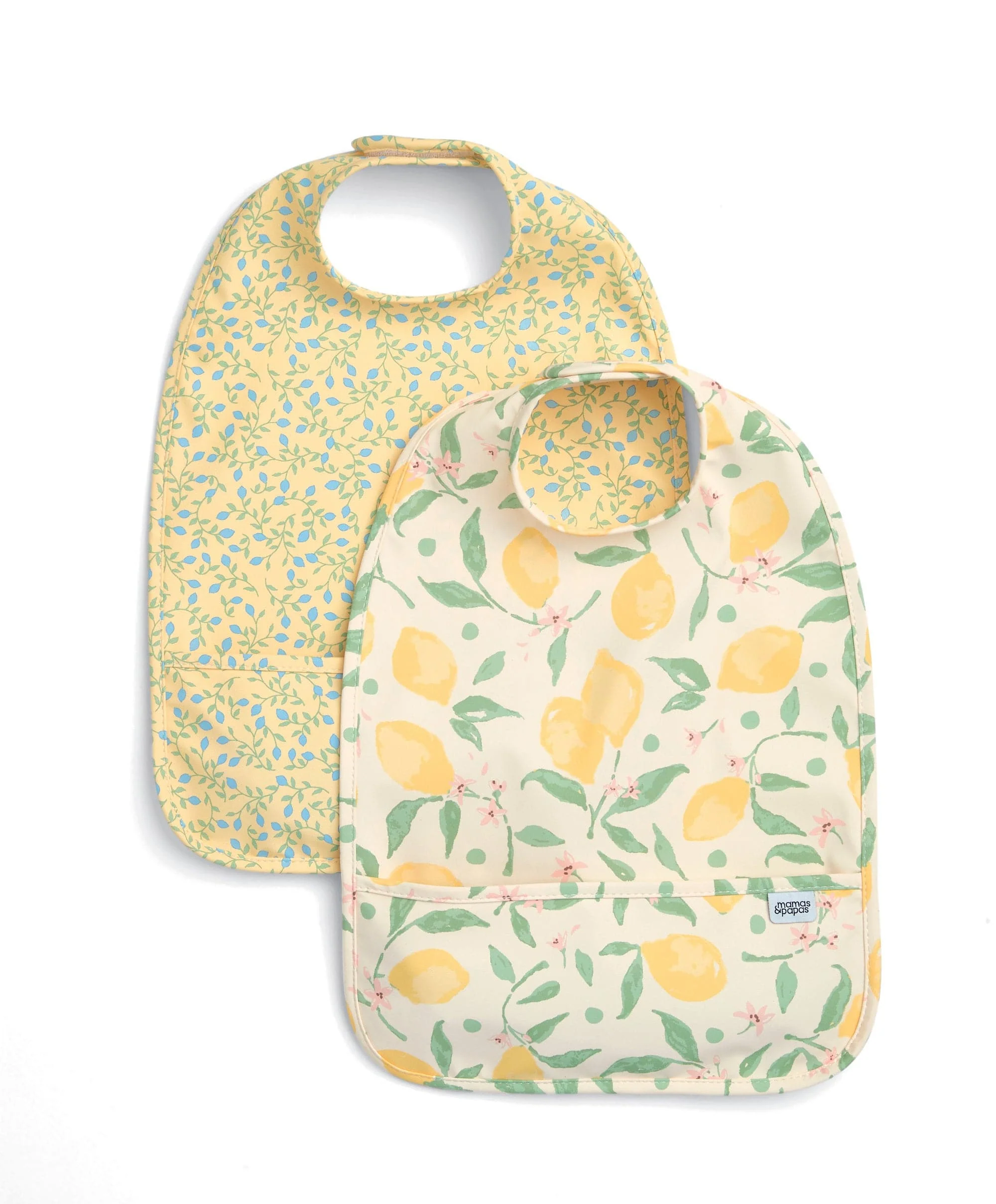Lemon Meadow Scoop Bibs (Pack of 2)