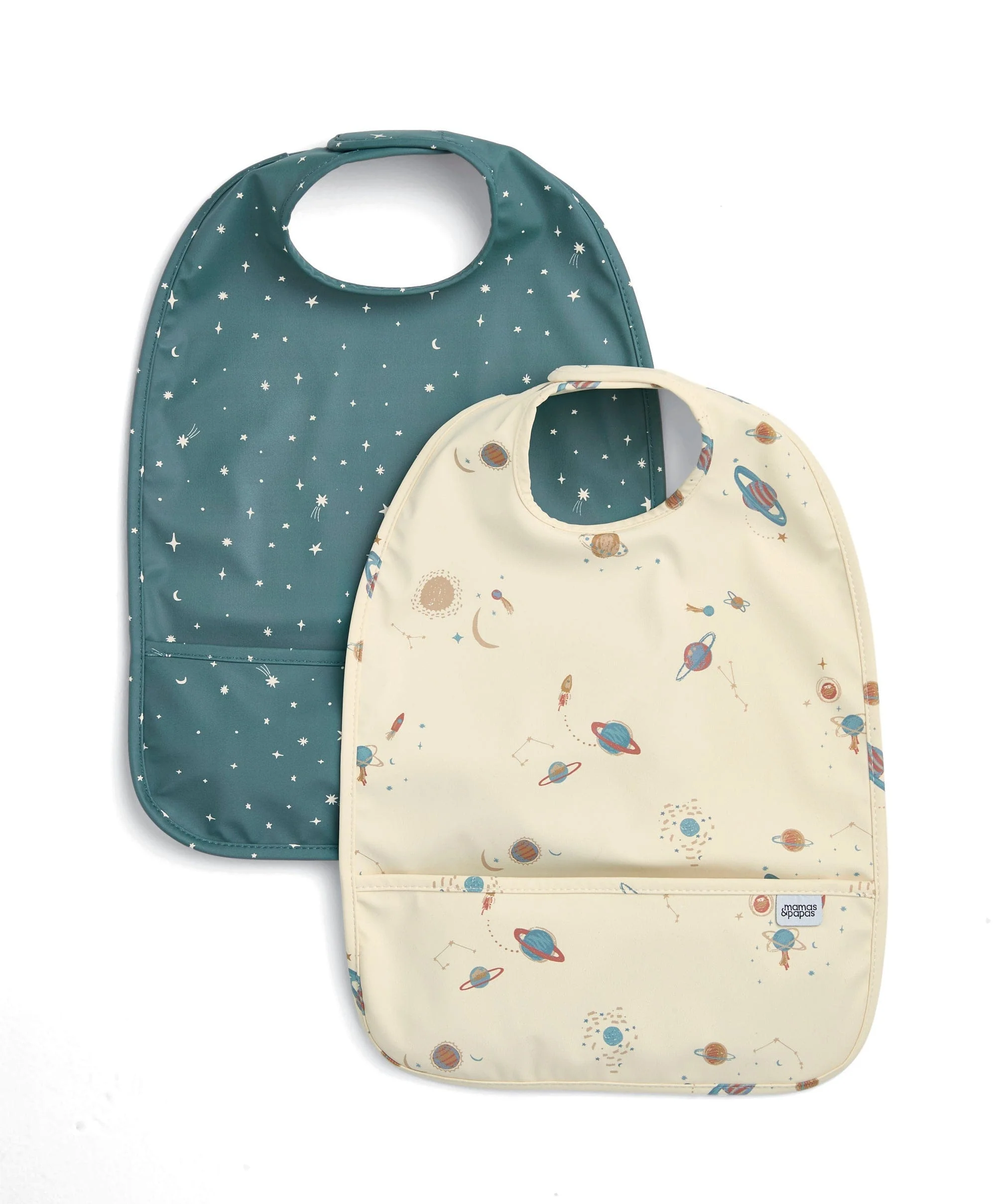 Rocket Space Scoop Bibs (Pack of 2)