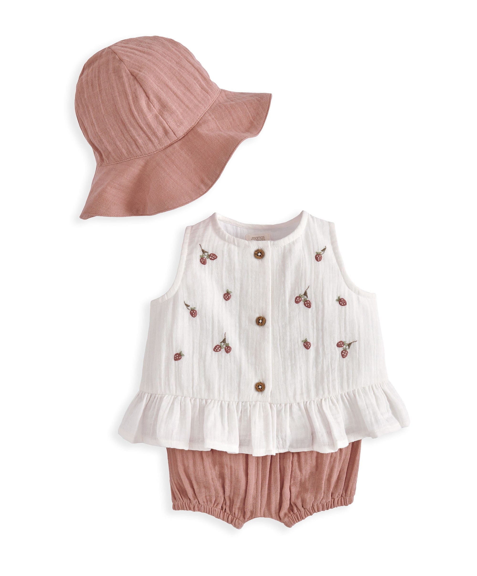 Peony Bloomers, Swing Top & Hat Outfit Set - Image 2