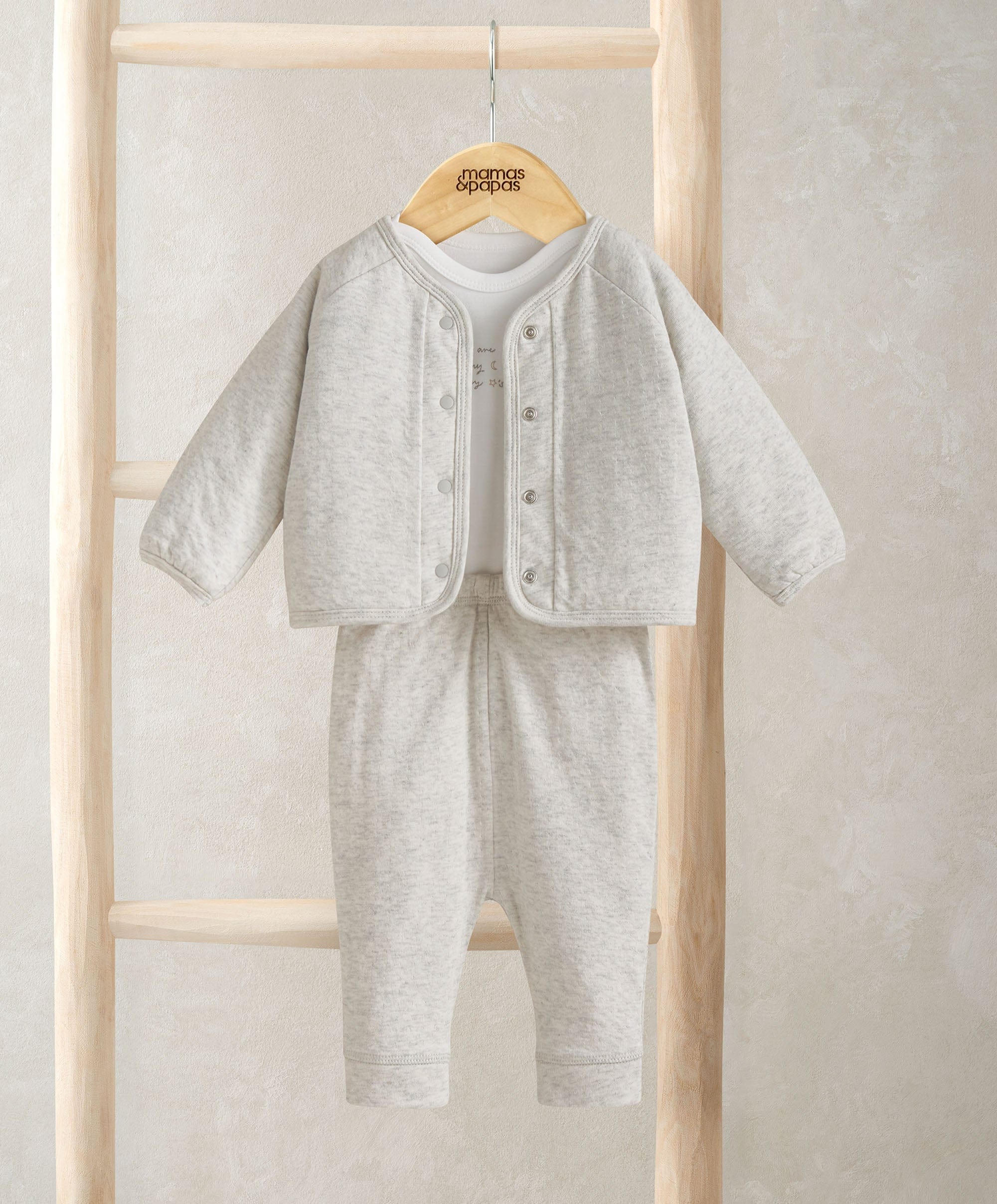Jacket Bodysuit & Leggings Set (3 Pieces) – White - Image 2