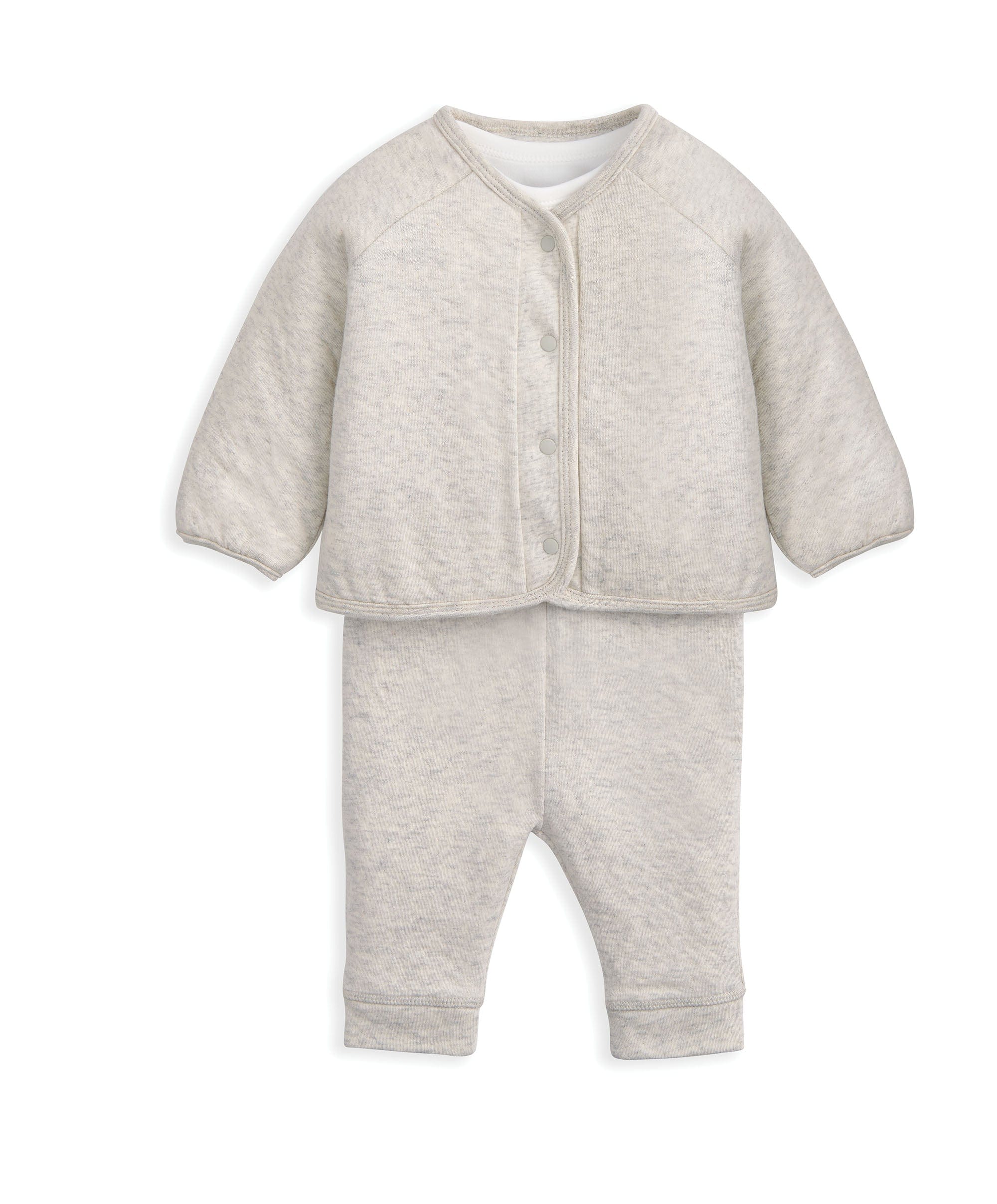 Jacket Bodysuit & Leggings Set (3 Pieces) – White - Image 9