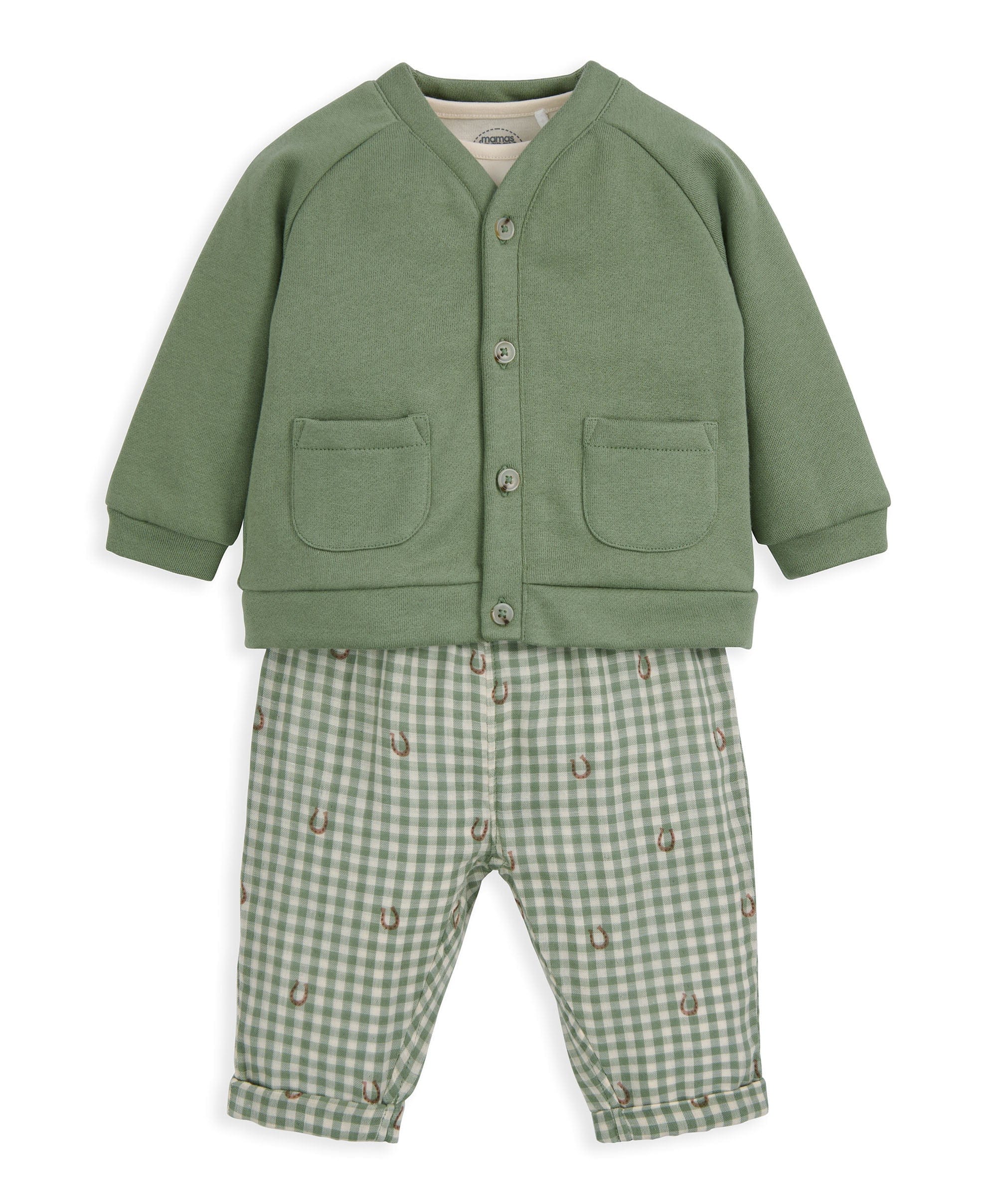 Gingham Jacket, Trousers & Bodysuit Set - Image 5