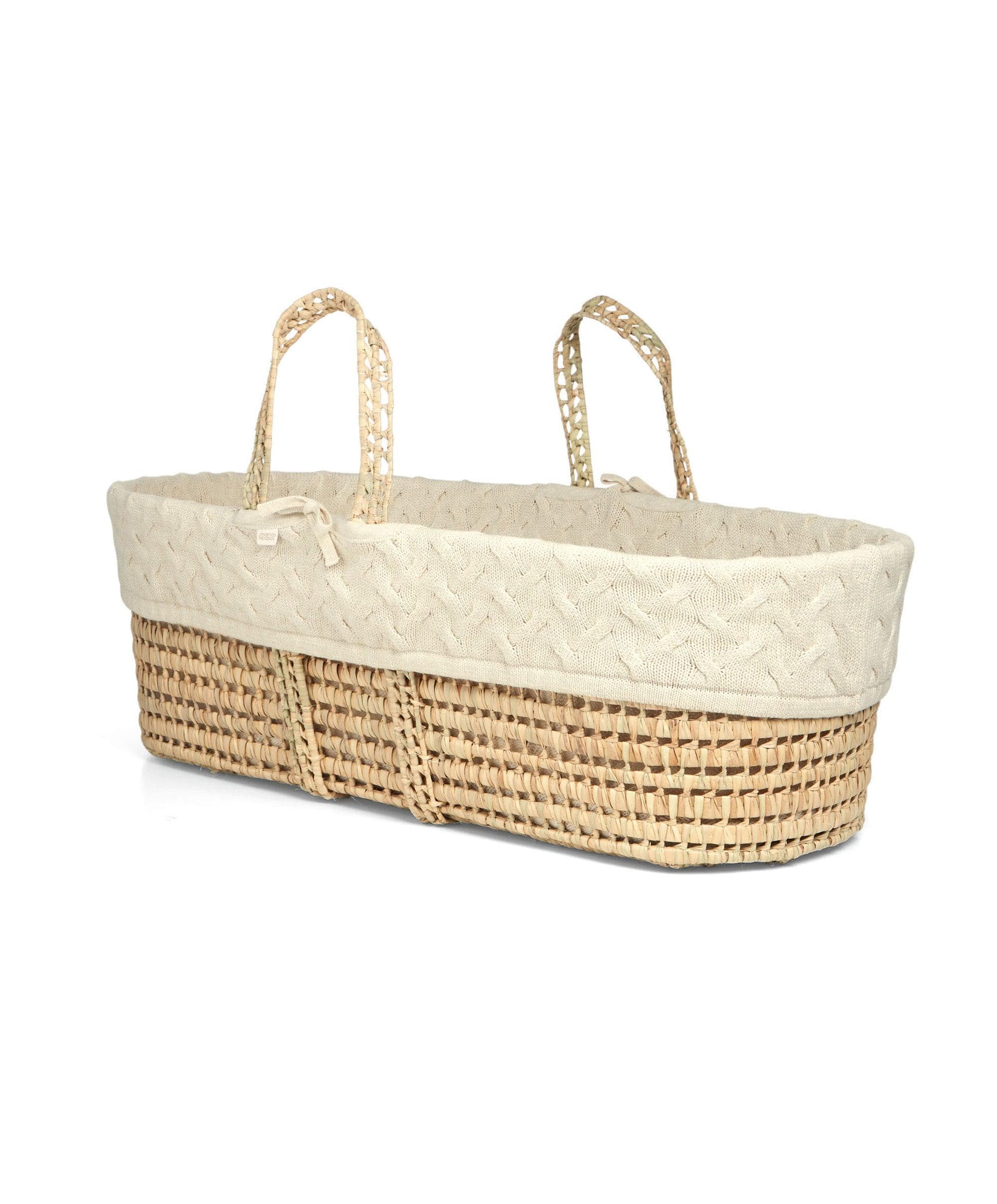 Newborn Swaddle and Moses Basket Bundle (3 Pieces) - Duckling - Image 2