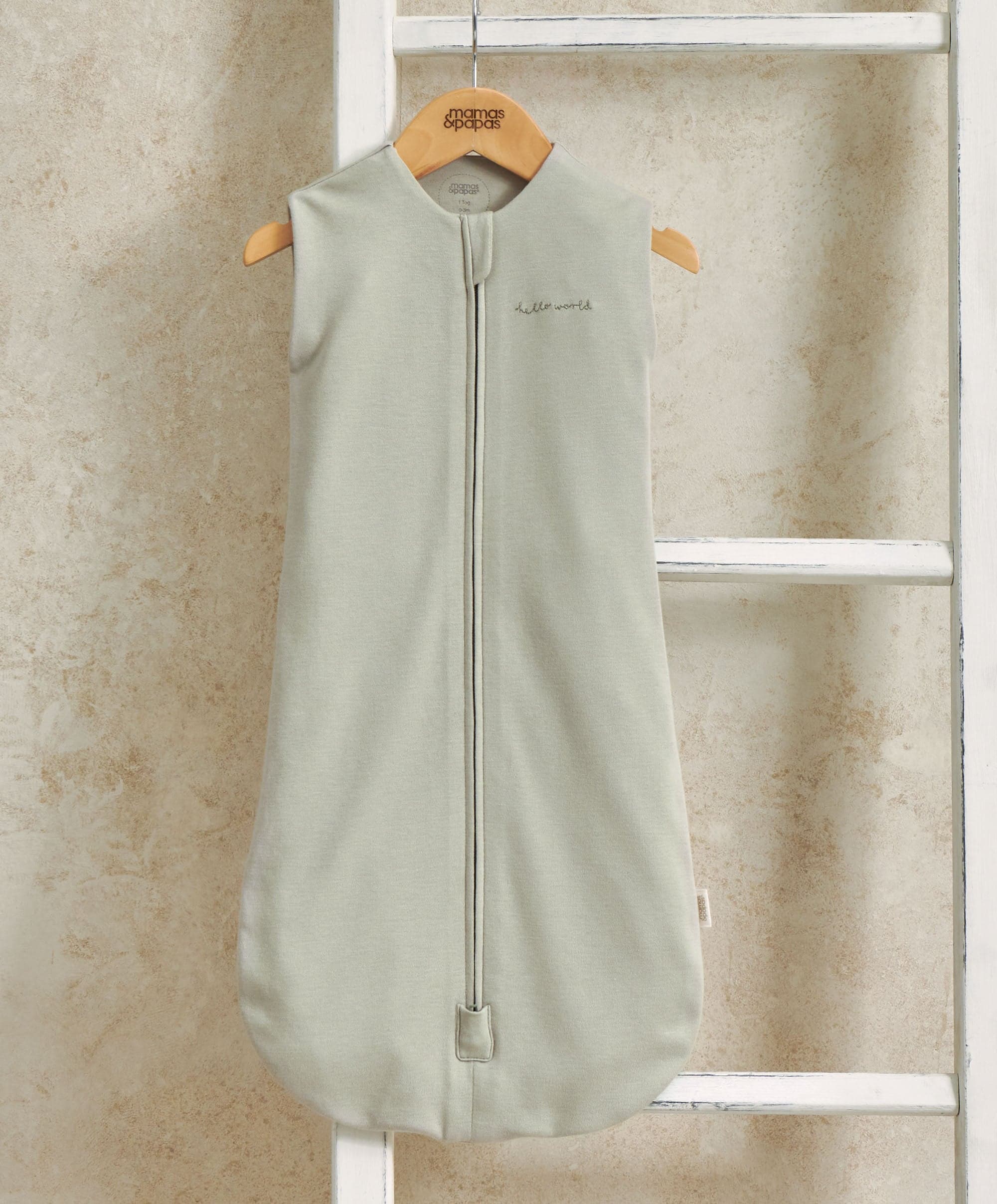 Newborn Swaddle and Moses Basket Bundle (3 Pieces) - Sage - Image 5