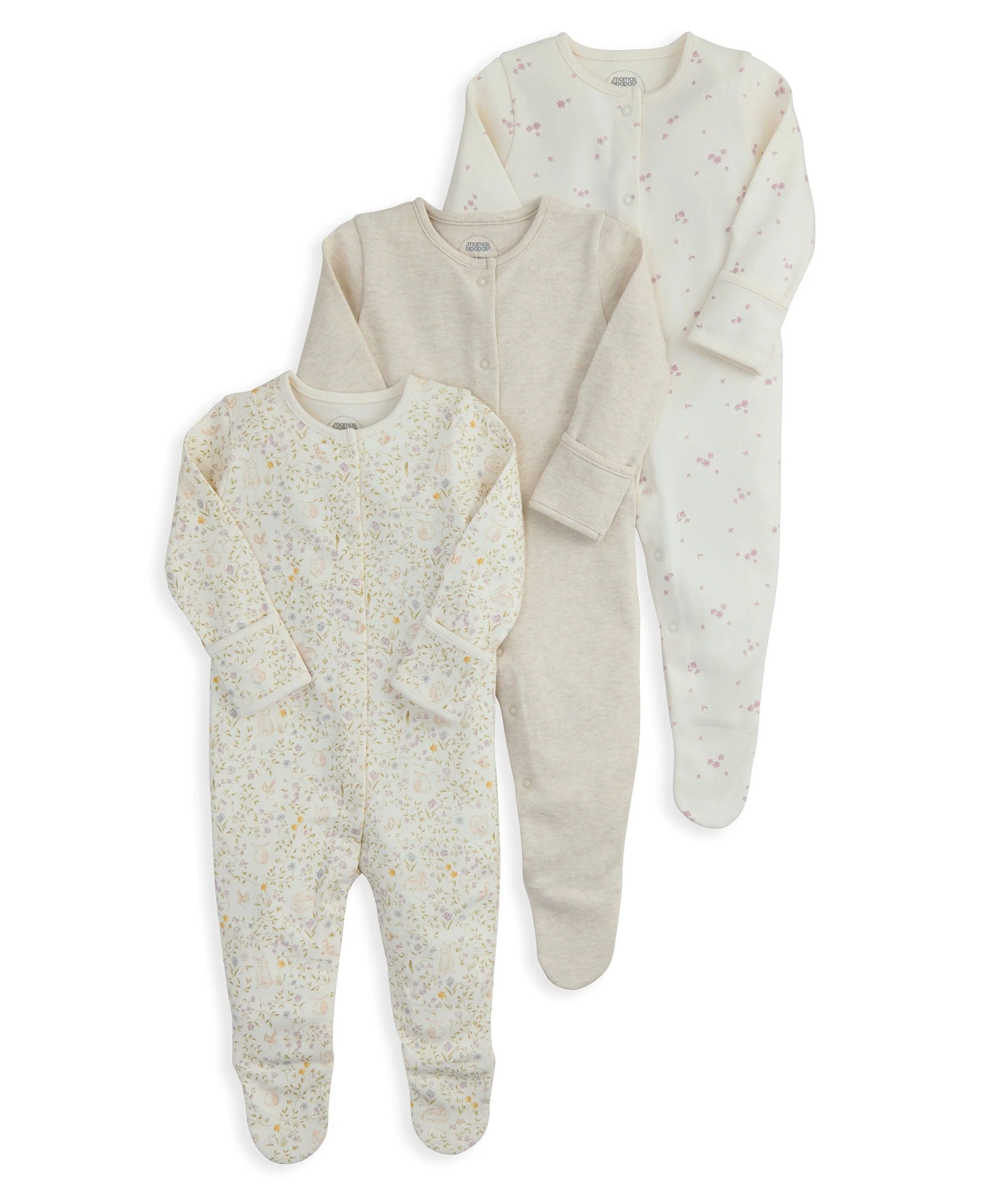 Bunny Sleepsuits (Pack of 3) - Image 2