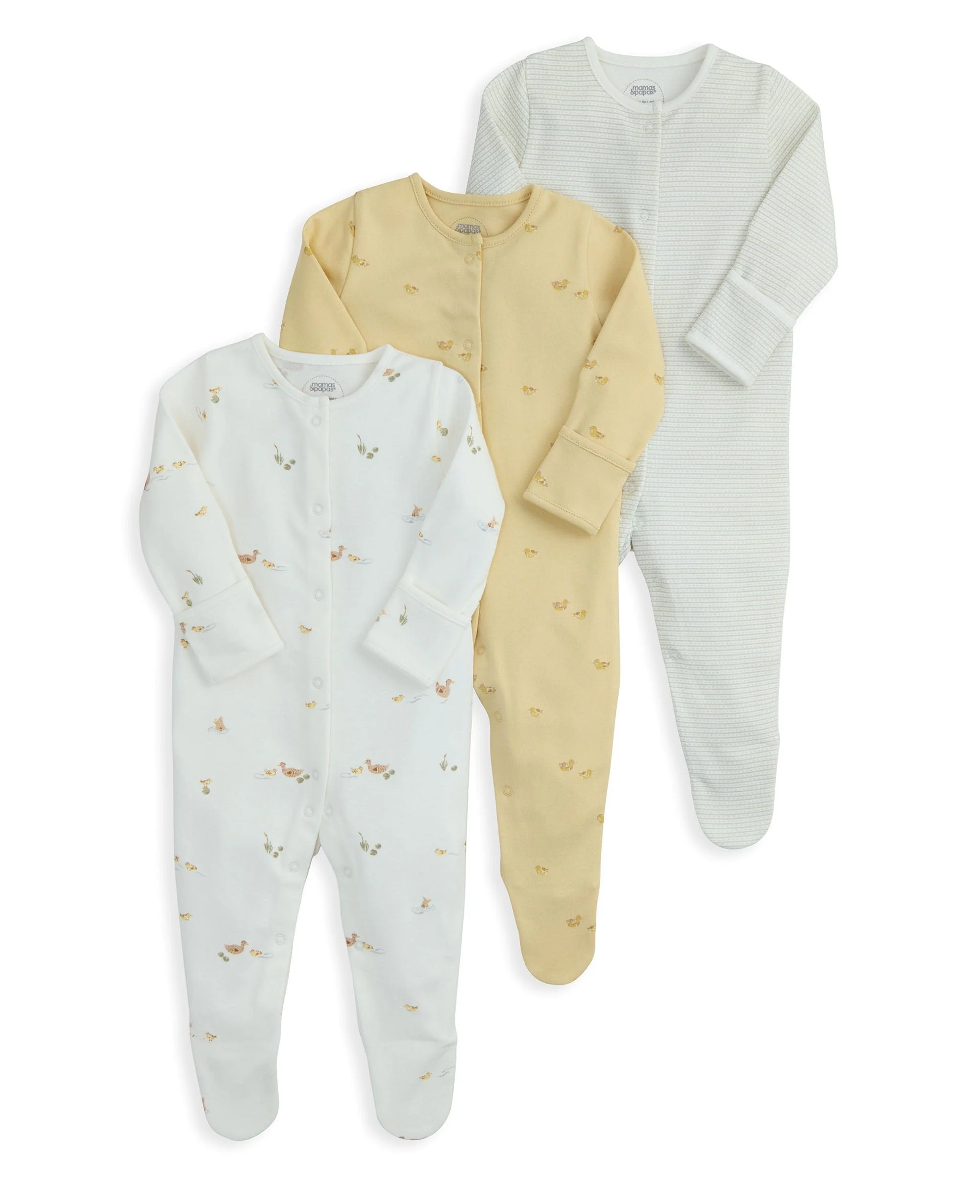 Duckling Sleepsuits (Pack of 3) - Image 2
