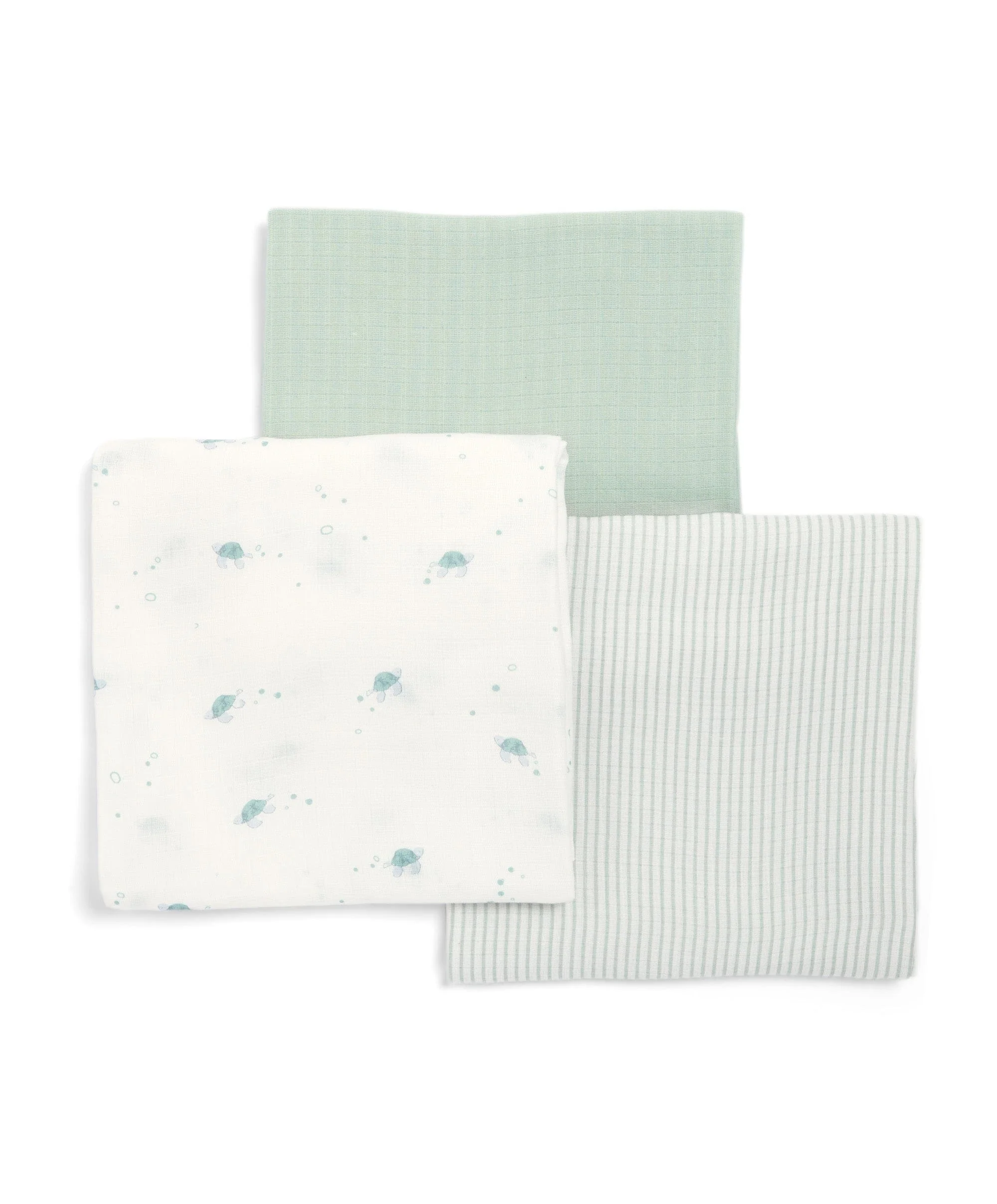 Large Turtle Muslin Cloths - 3 Pack - Image 6