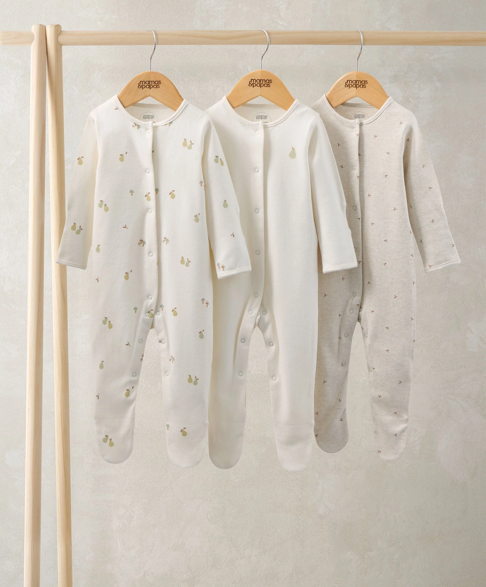 Pears Sleepsuits (Pack of 3)