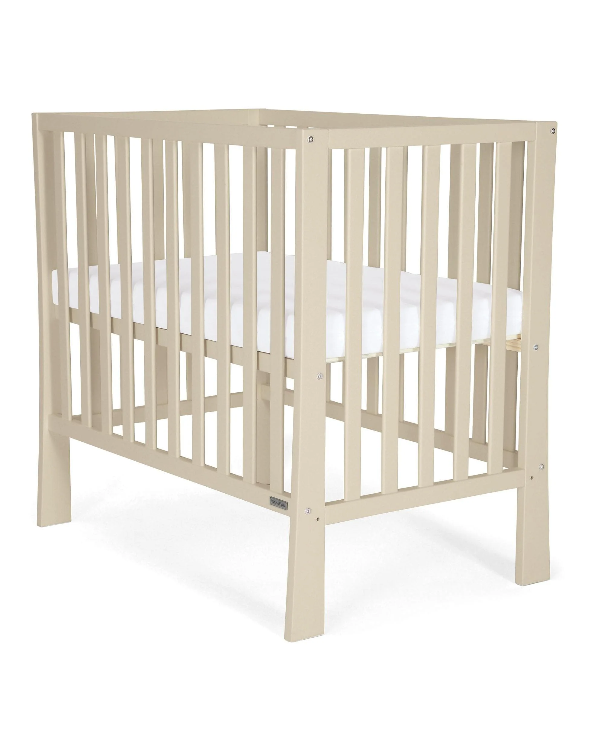 Petite Cot Bundle with Essential Pocket Spring Mattress (4 Pieces) - Cashmere - Image 2