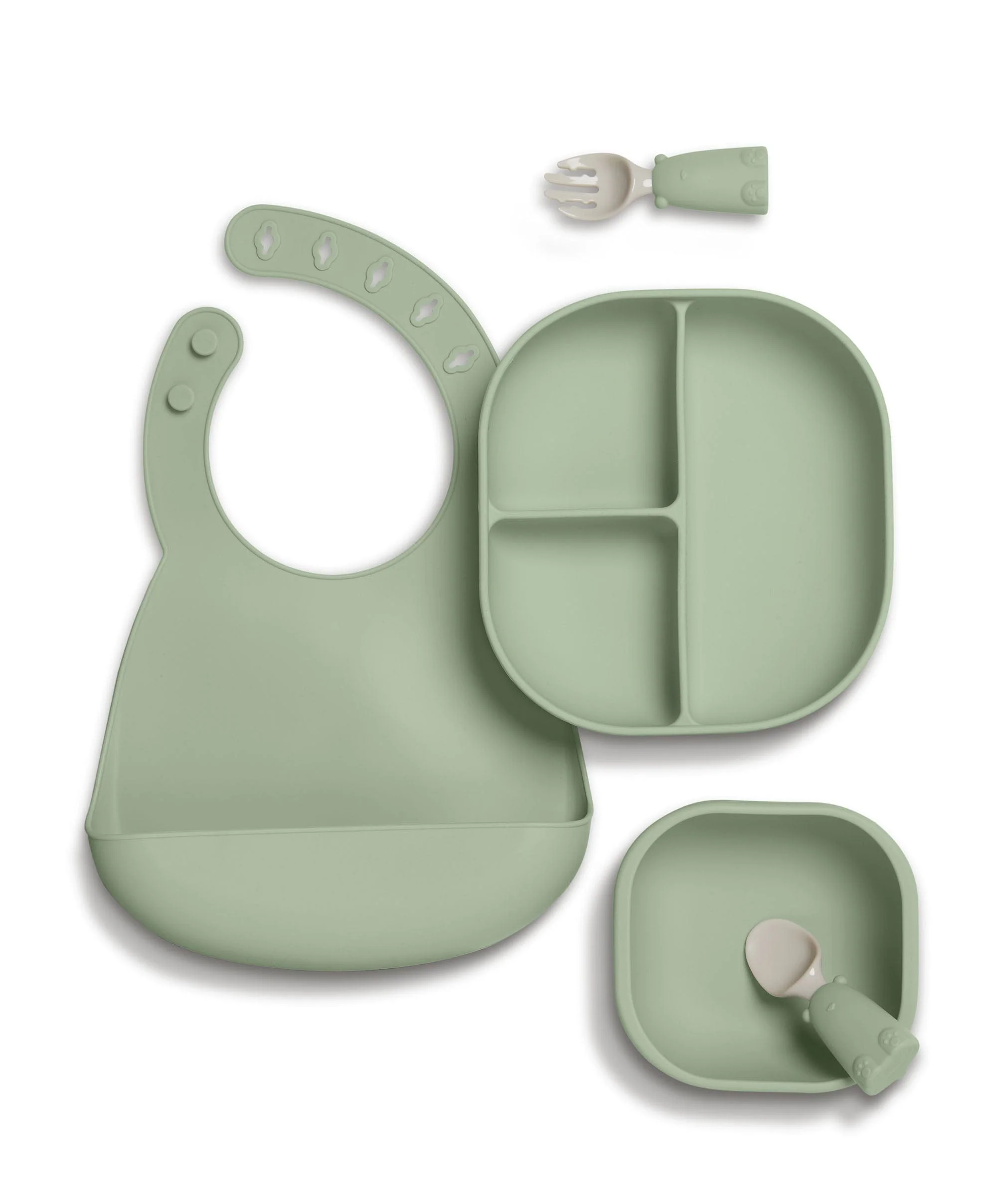 First Mealtime Silicone Set - Kiwi - Image 6