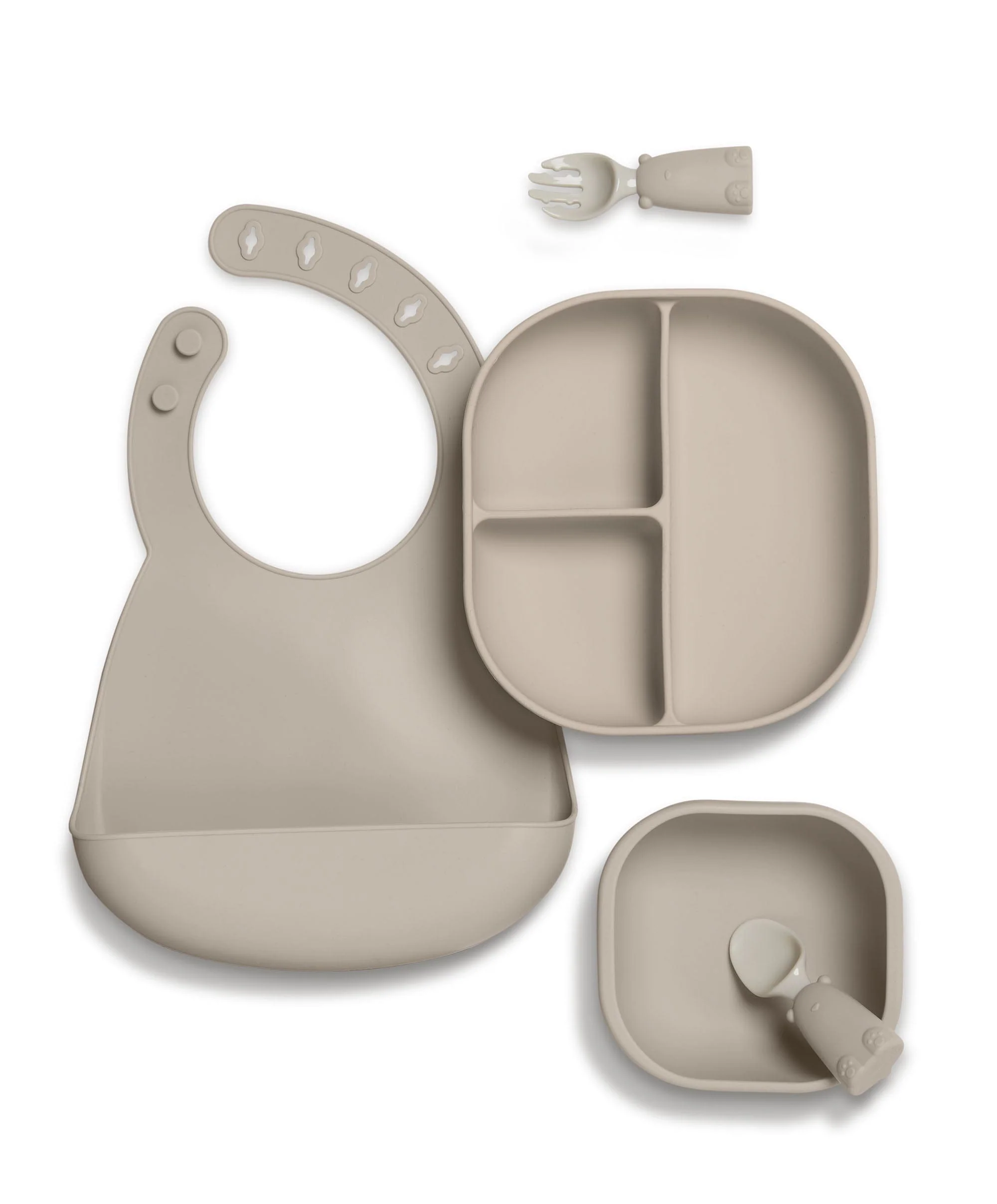 First Mealtime Silicone Set – Truffle - Image 4