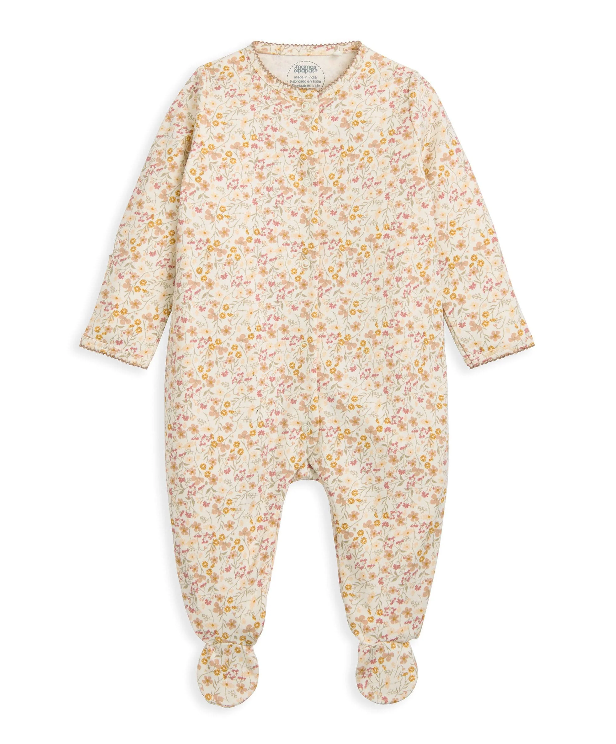 Welcome to the World Floral Baby Clothes 5 Piece Set - Image 5