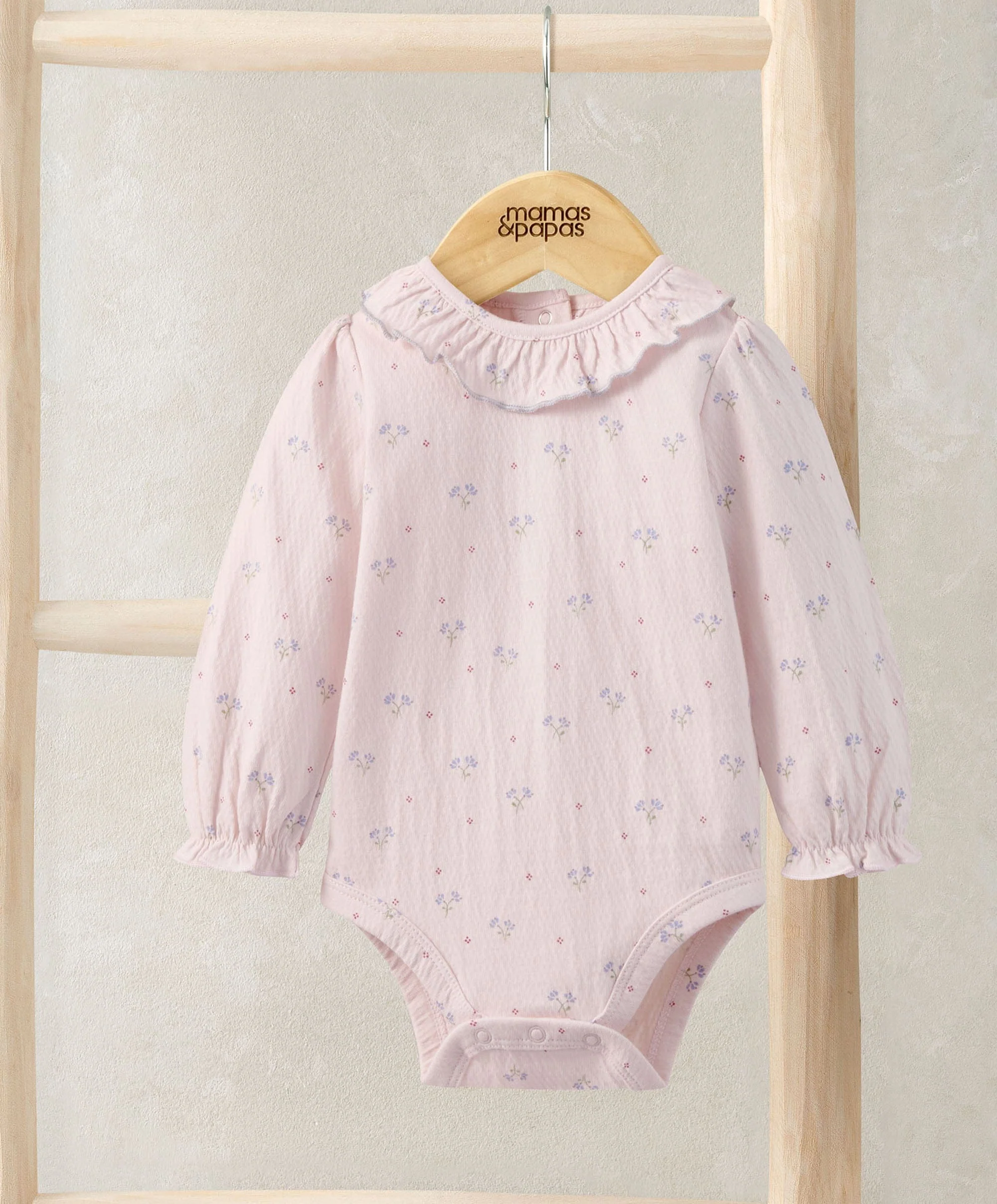 Crinkle Floral Bodysuit