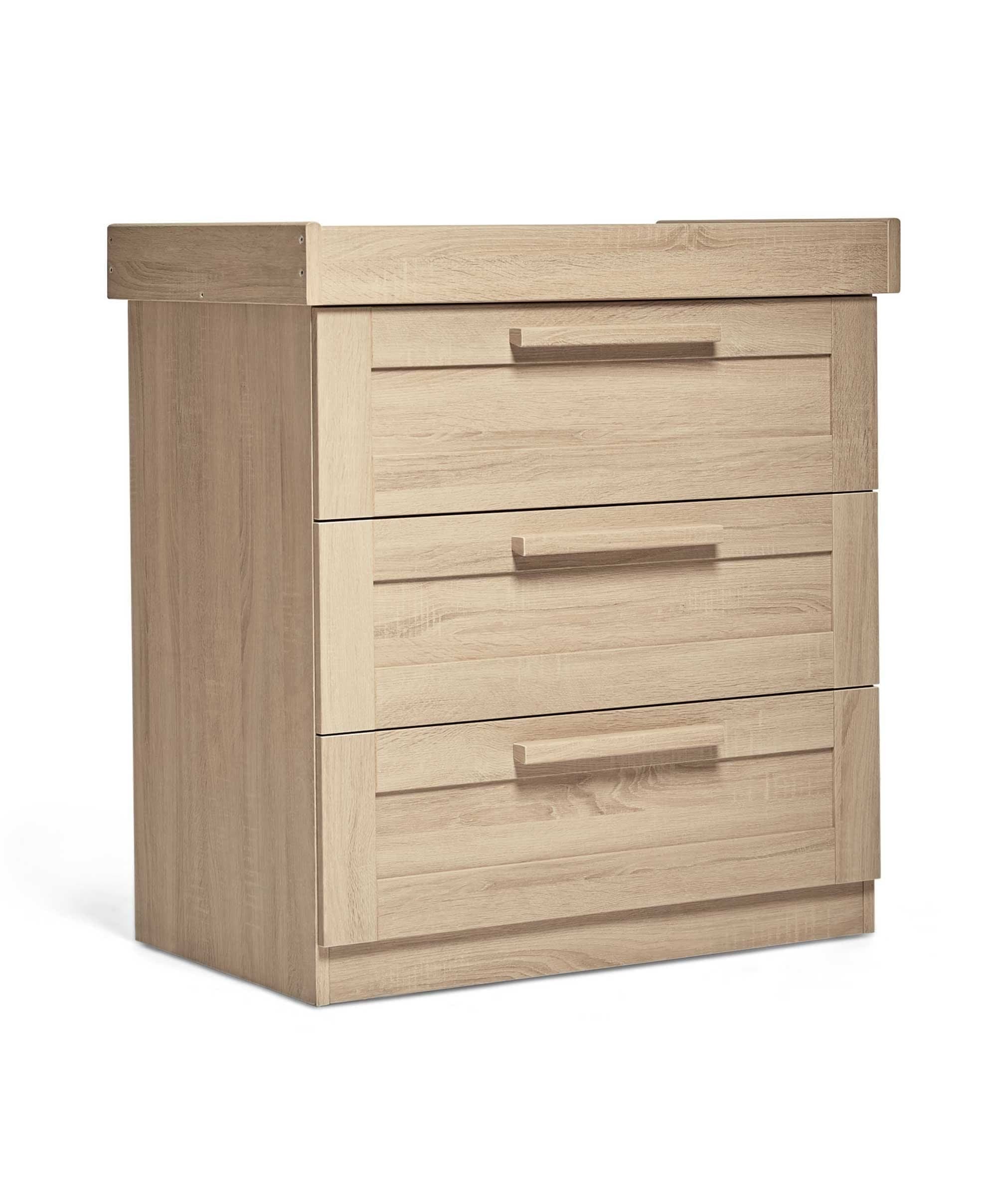 Atlas 2 Piece Cotbed Set with Dresser Changer - Light Oak - Image 13