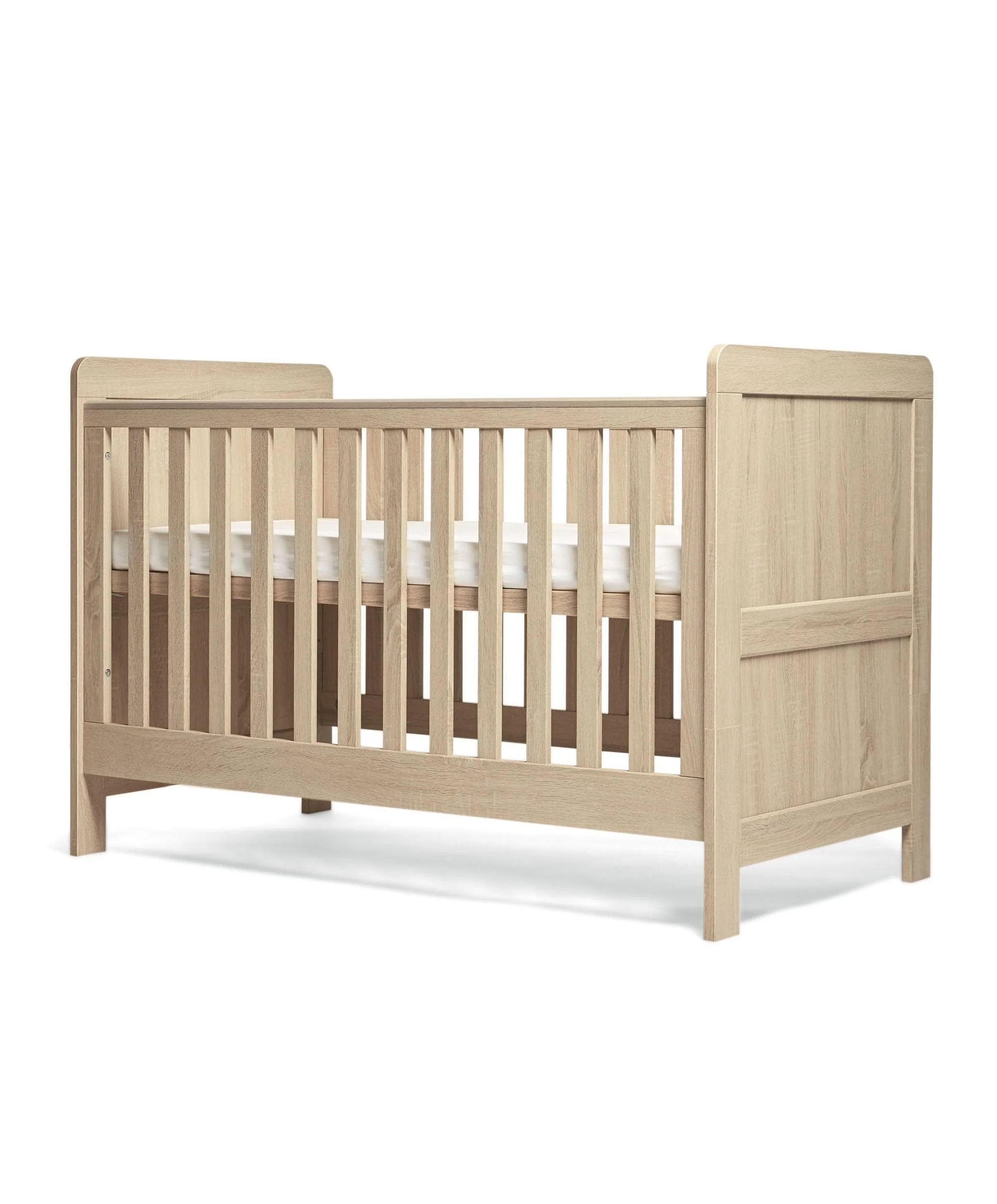 Atlas Cotbed & Premium Pocket Spring Mattress Bundle - Light Oak - Image 5