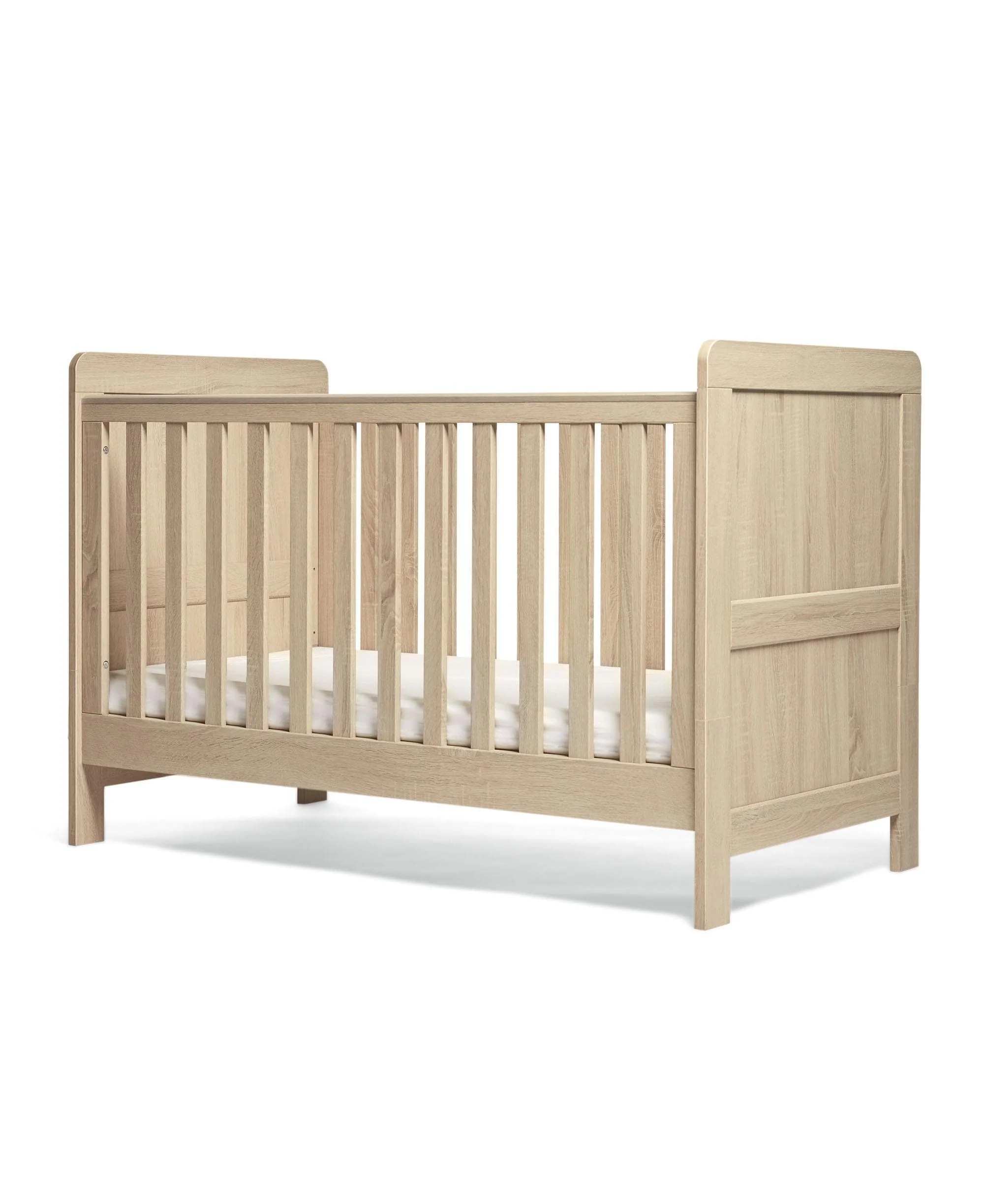 Atlas Cotbed & Premium Pocket Spring Mattress Bundle - Light Oak - Image 7