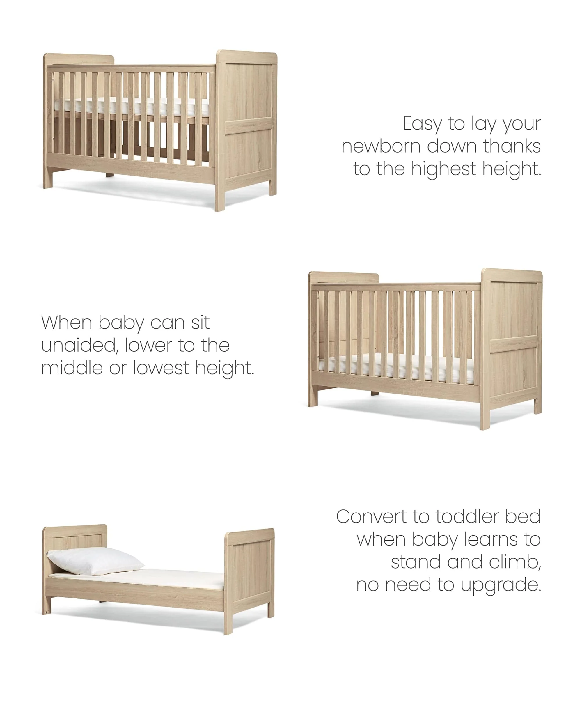 Atlas Cotbed - Light Oak - Image 12