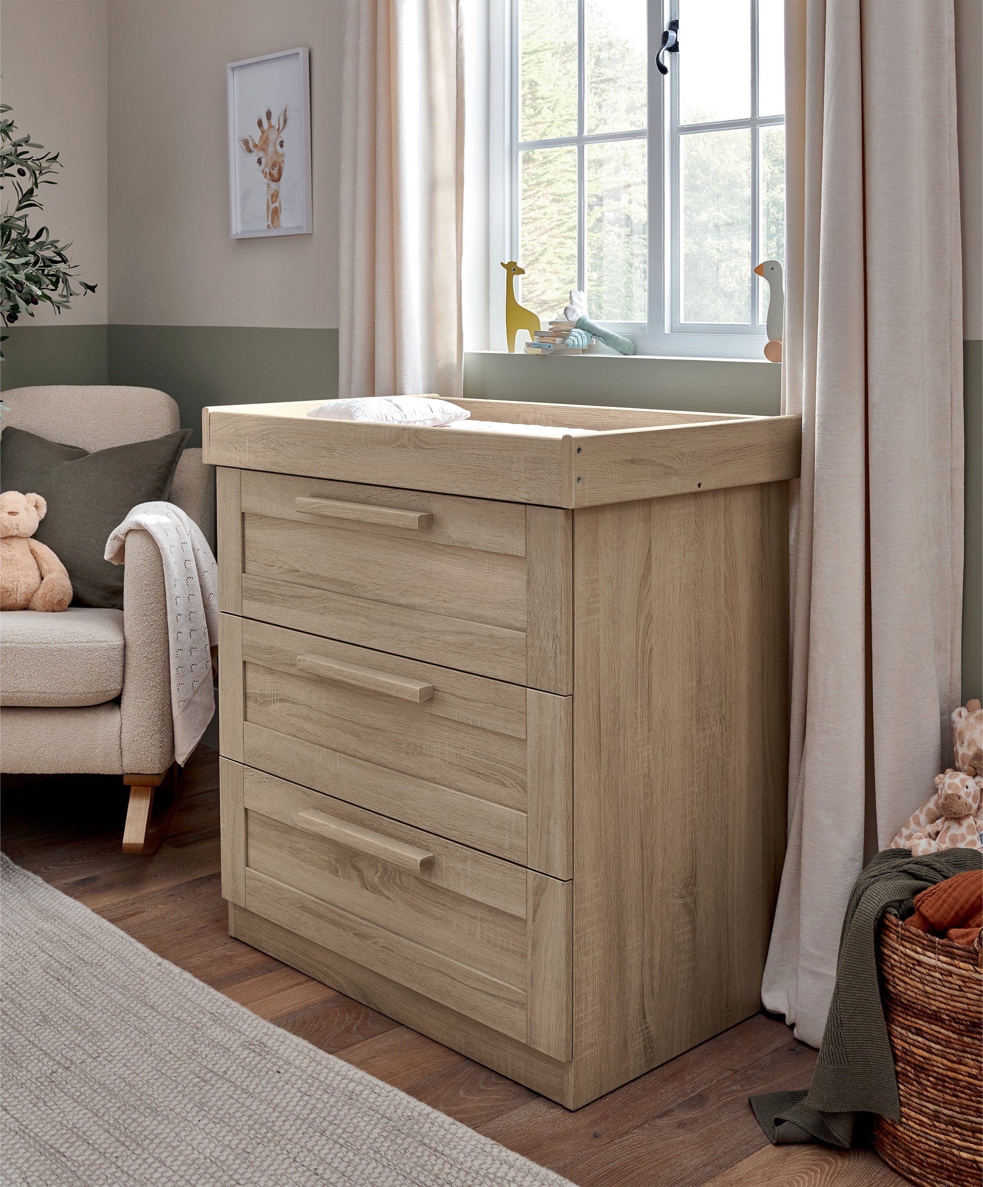 Atlas Dresser Changer - Light Oak - Image 7