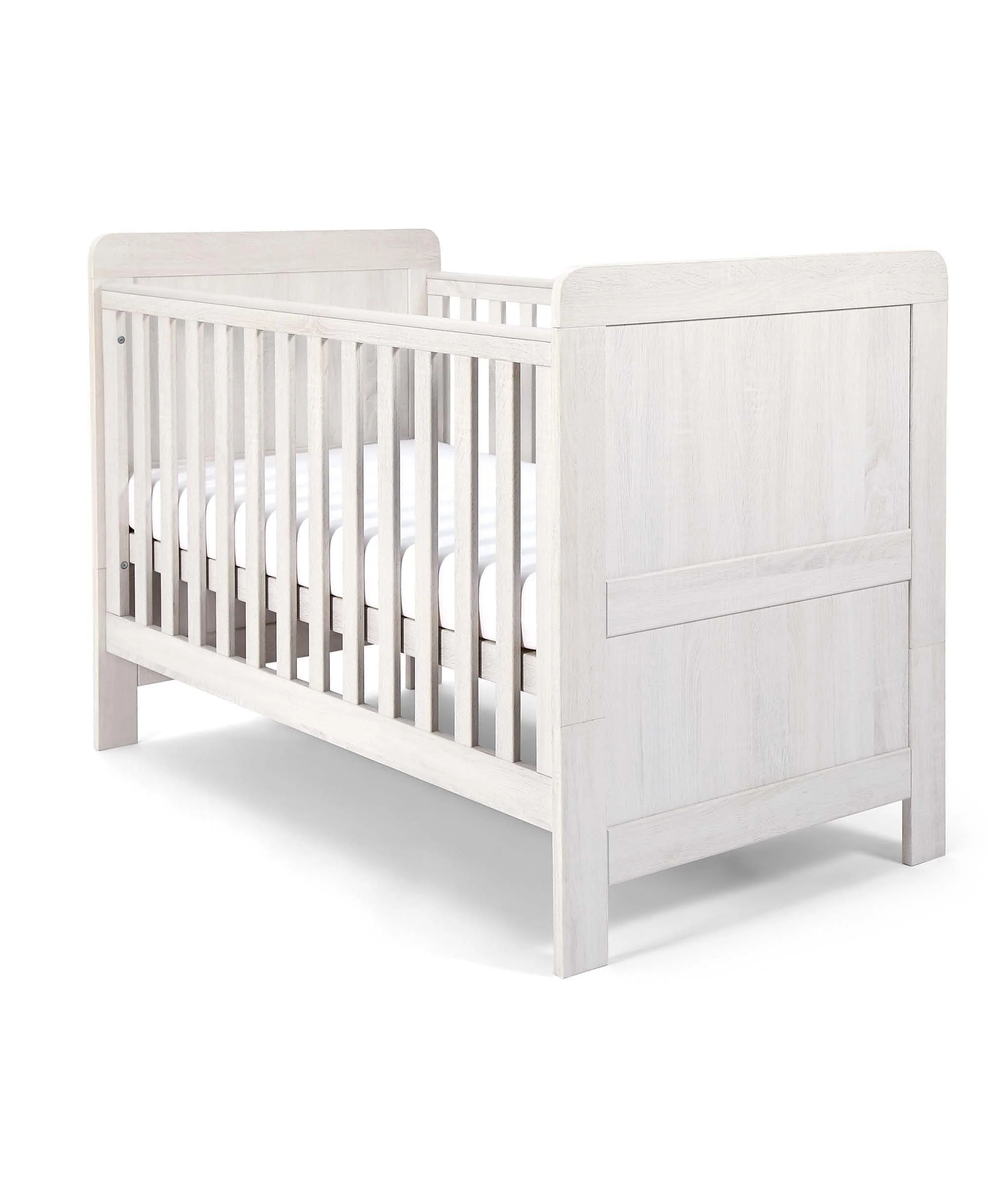 Atlas Nursery Bundle with Lua Bedside Crib (6 Piece) – White - Image 2