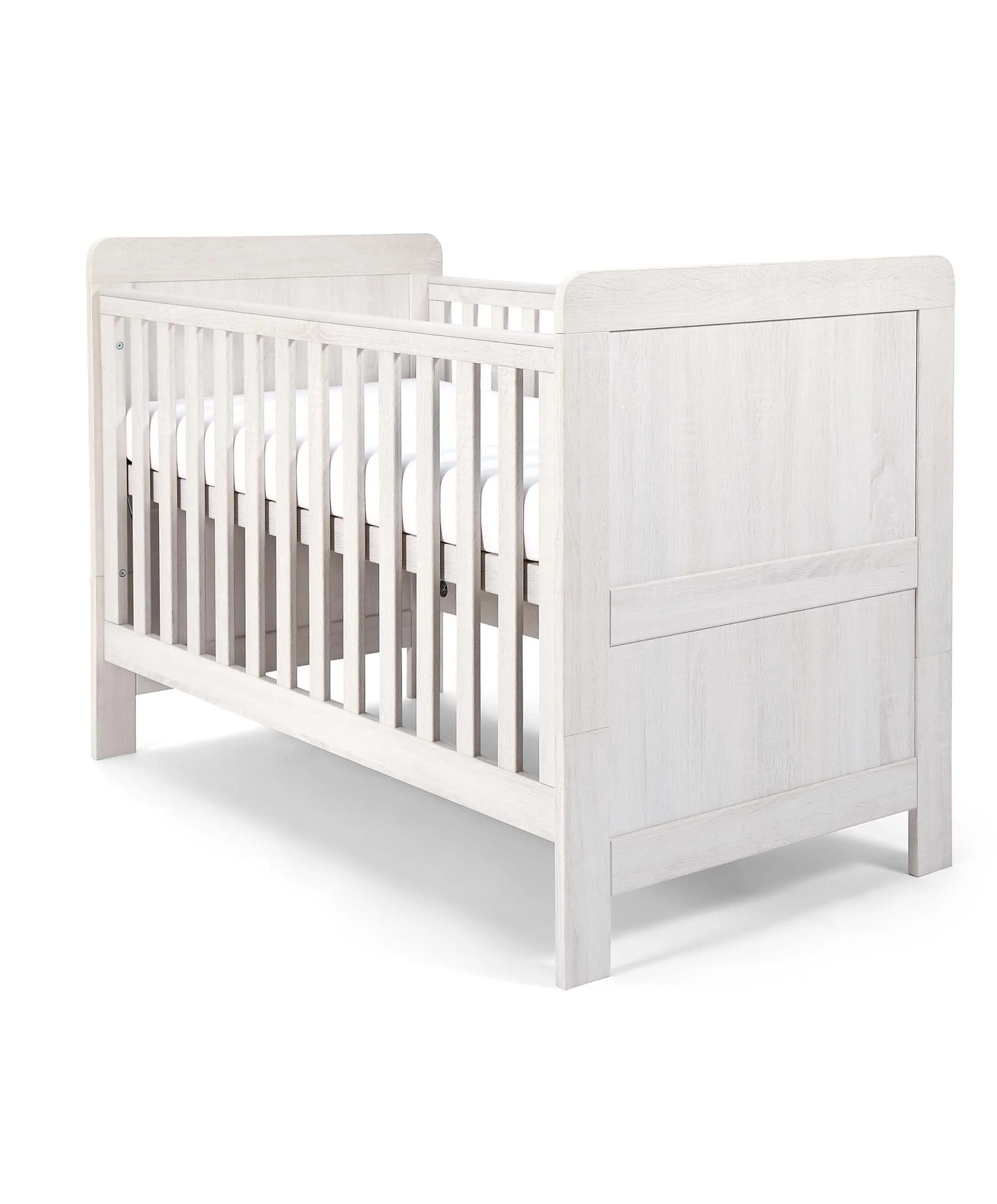 Atlas Nursery Bundle with Lua Bedside Crib (6 Piece) – White - Image 3