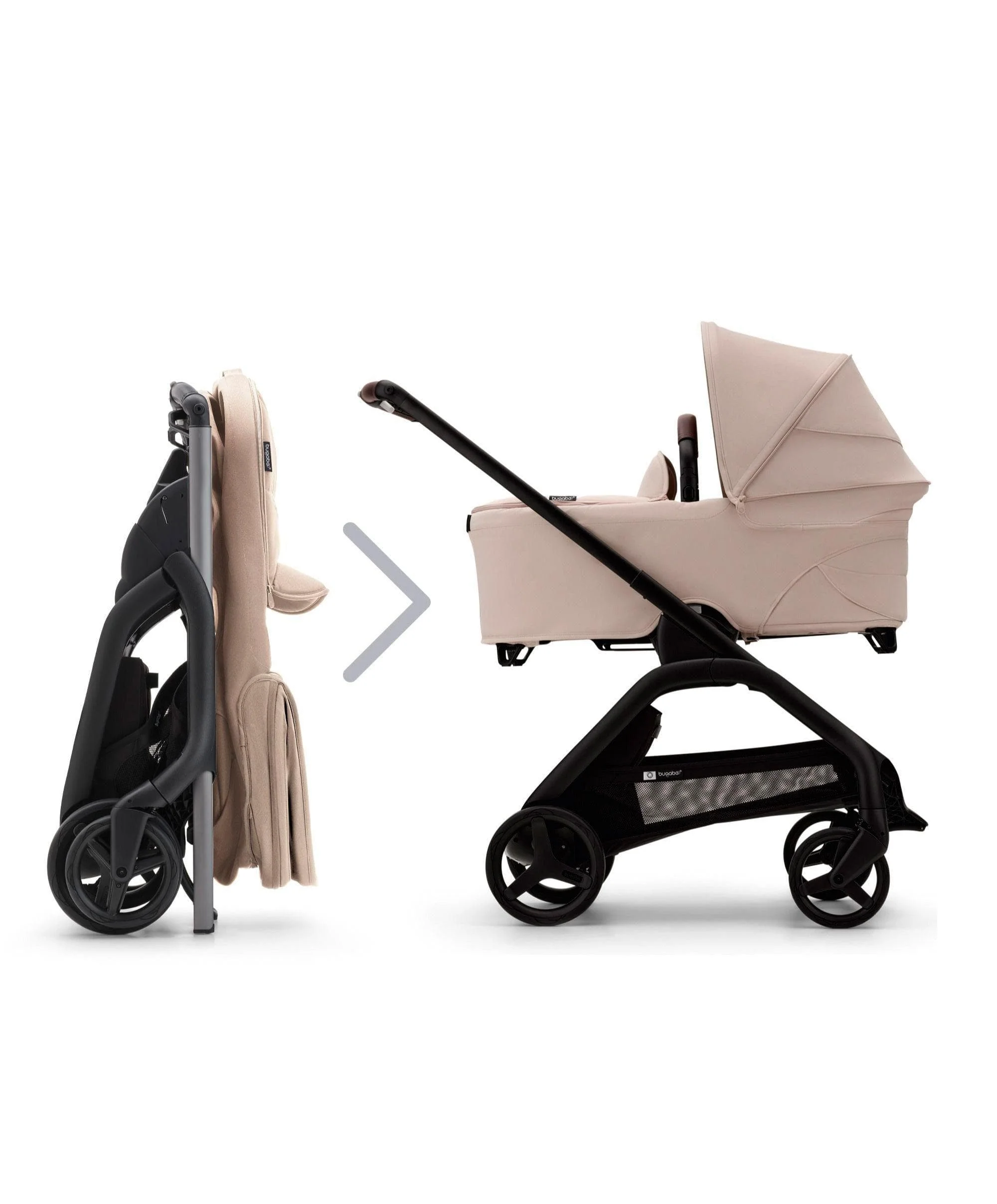 Bugaboo Dragonfly Pushchair Bundle with Maxi-Cosi Pebble 360 Pro² Car Seat & Base - Taupe - Image 3