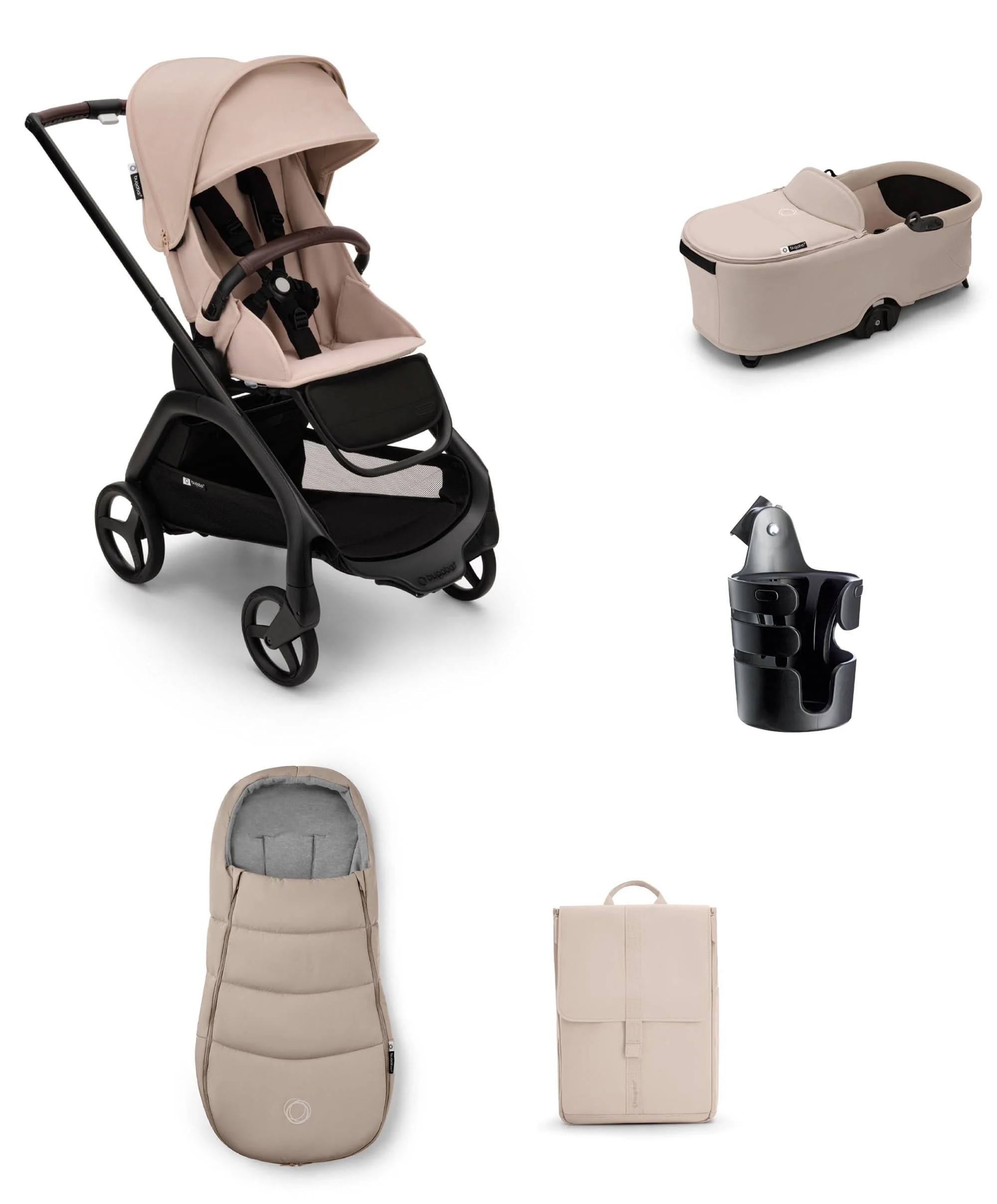 Bugaboo Dragonfly Pushchair Essential Bundle - Taupe