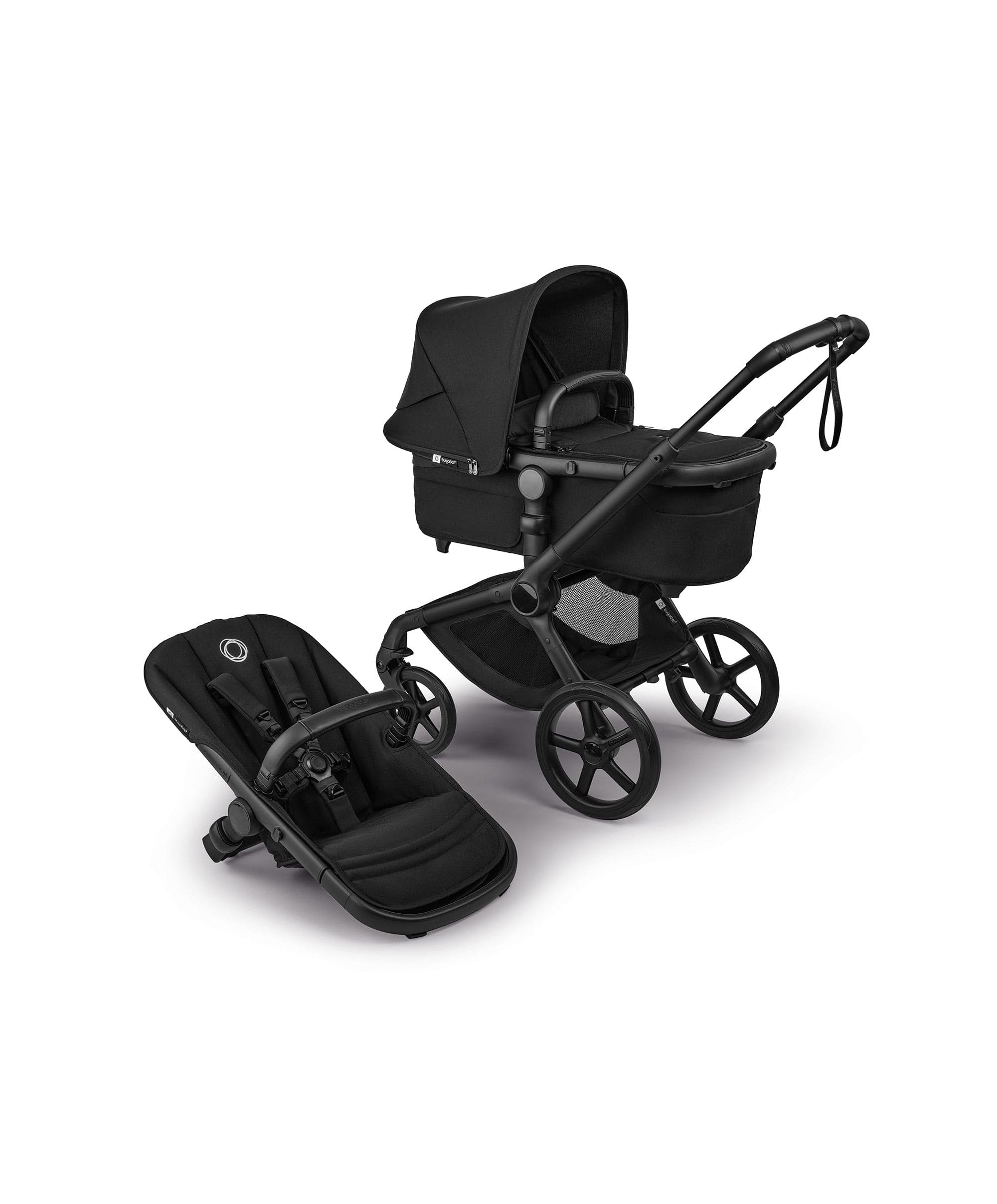 Bugaboo Fox 5 Renew Complete Pushchair Bundle with Cybex Cloud T Car Seat (8 Pieces) - Heritage Black - Image 2