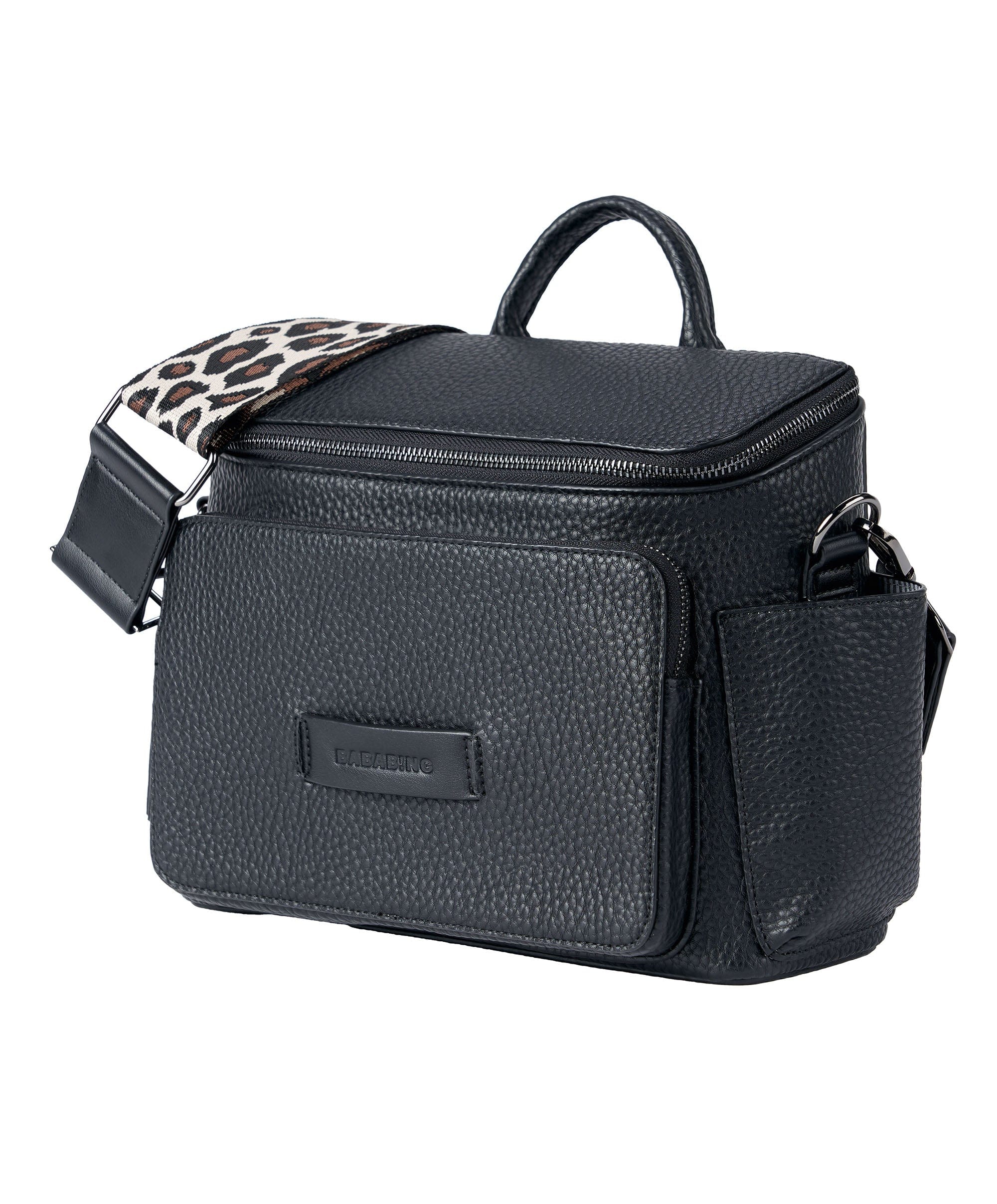 Bababing Isla Cross Body Vegan Leather Daypac - Black - Image 3