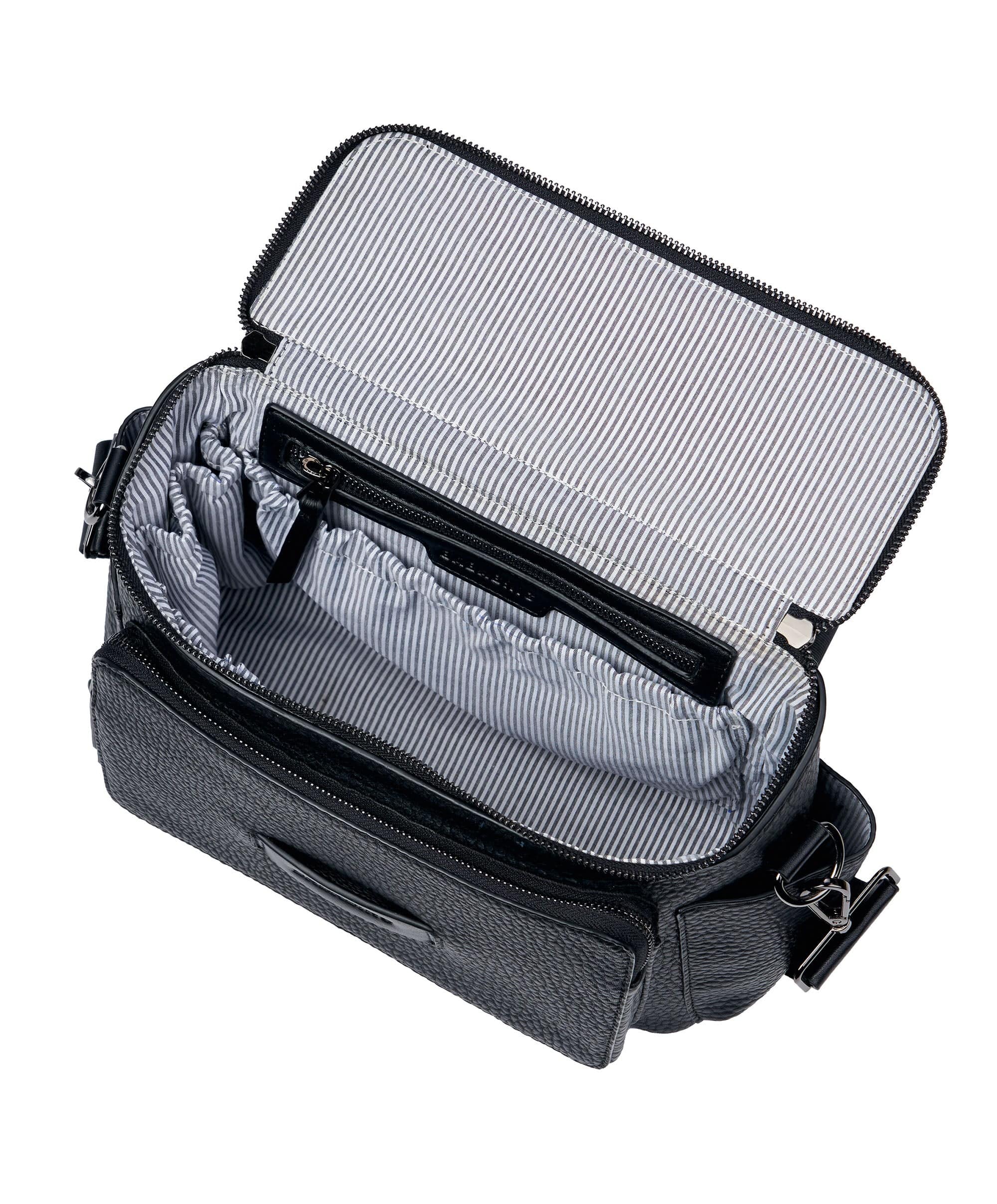 Bababing Isla Cross Body Vegan Leather Daypac - Black - Image 7