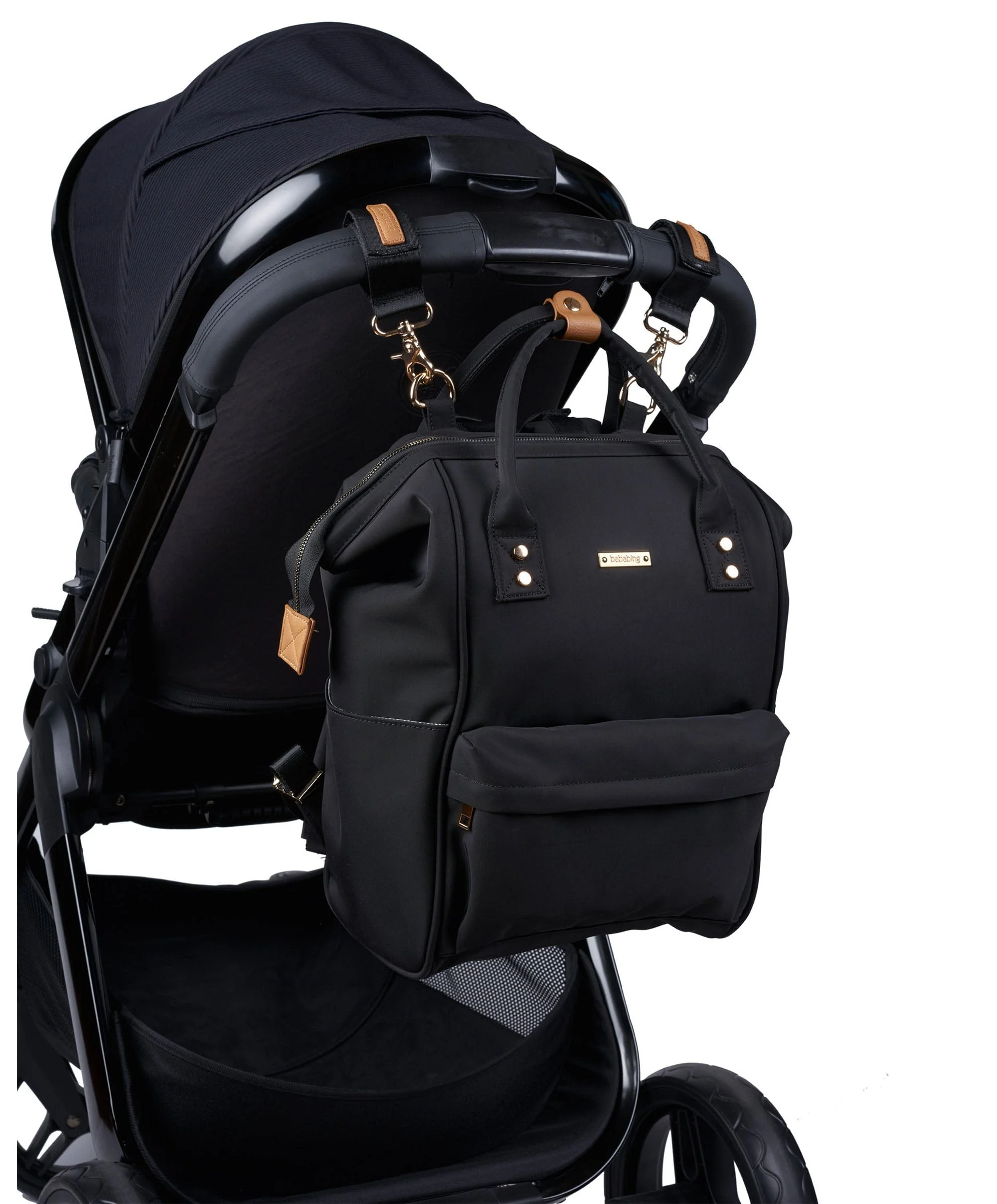 Bababing Mani Changing Backpack - Black - Image 3