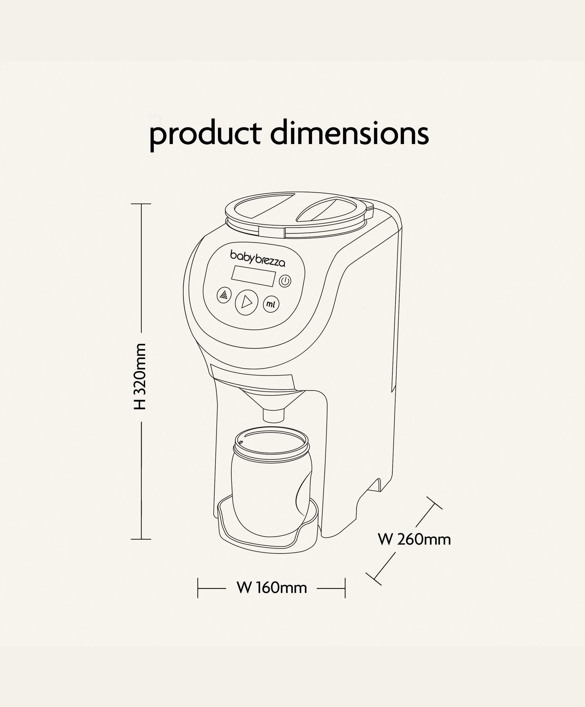 Baby Brezza Formula Pro mini - White - Image 8
